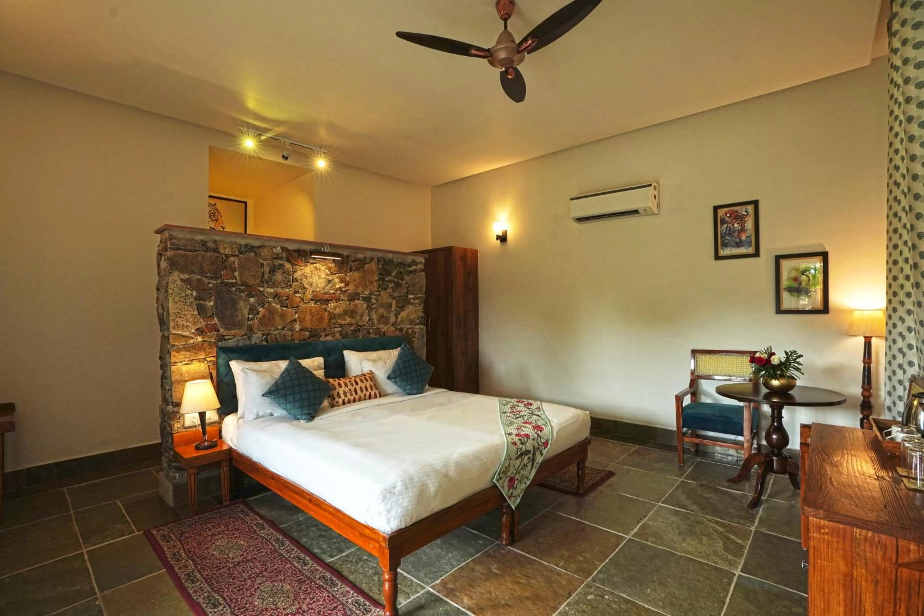 Bedroom, Bed in Astroport Sariska Treetop by Eight Continents