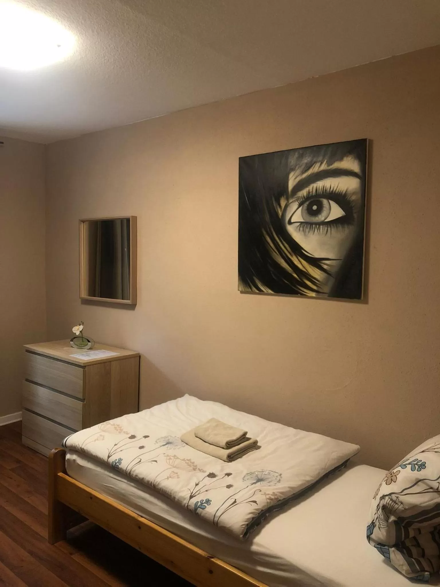 TV and multimedia, Bed in Restaurant Yamas im Haus Waldesruh