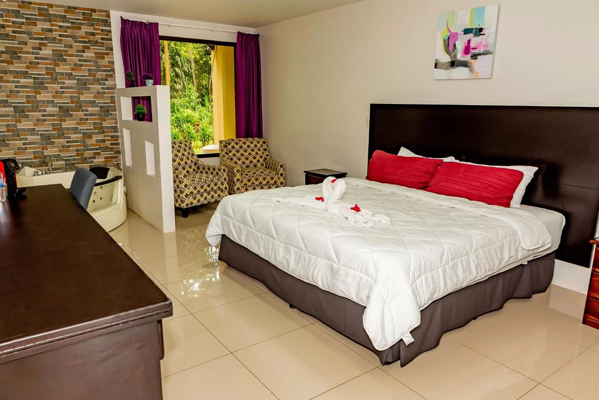 Bed in Hotel Los Rios