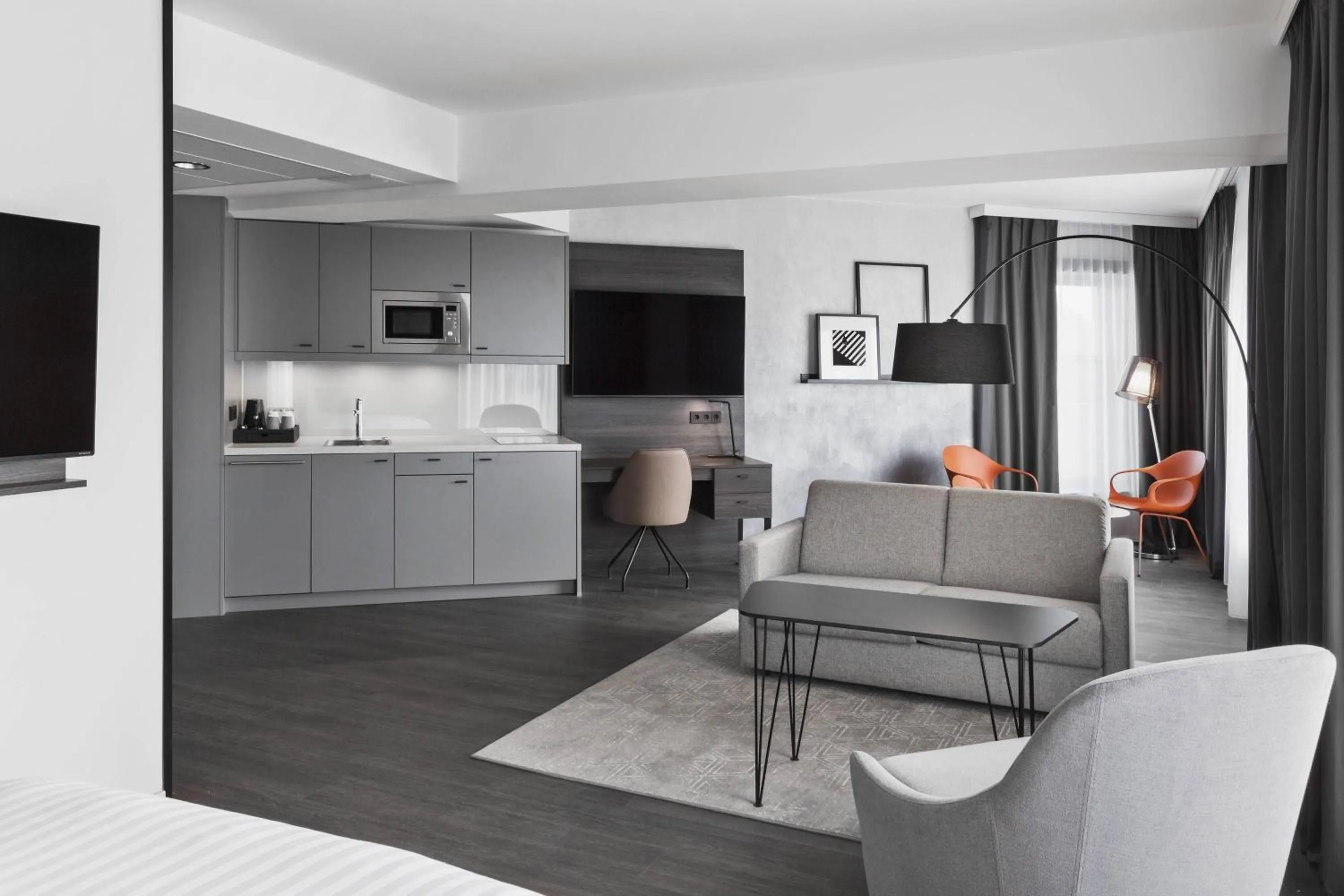 Kitchen or kitchenette in Residence Inn by Marriott Munich Ostbahnhof