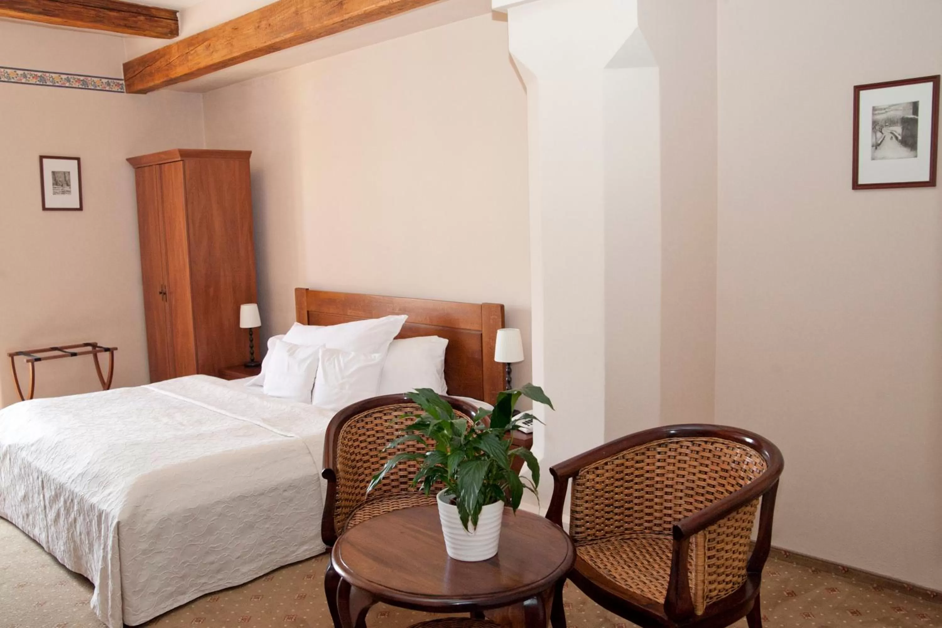 Photo of the whole room, Bed in Hotel U Zlatého Lva