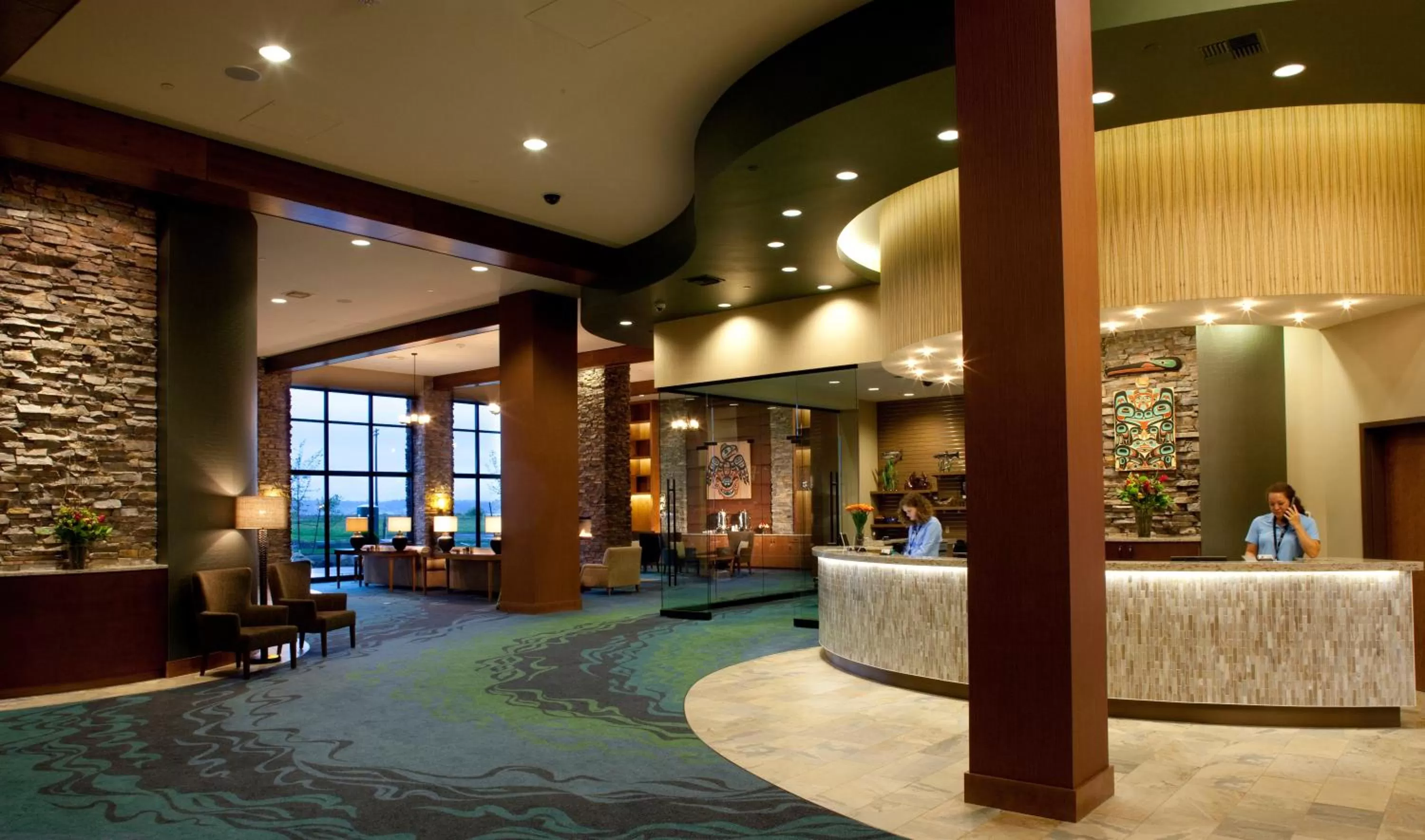Lobby or reception in Swinomish Casino & Lodge