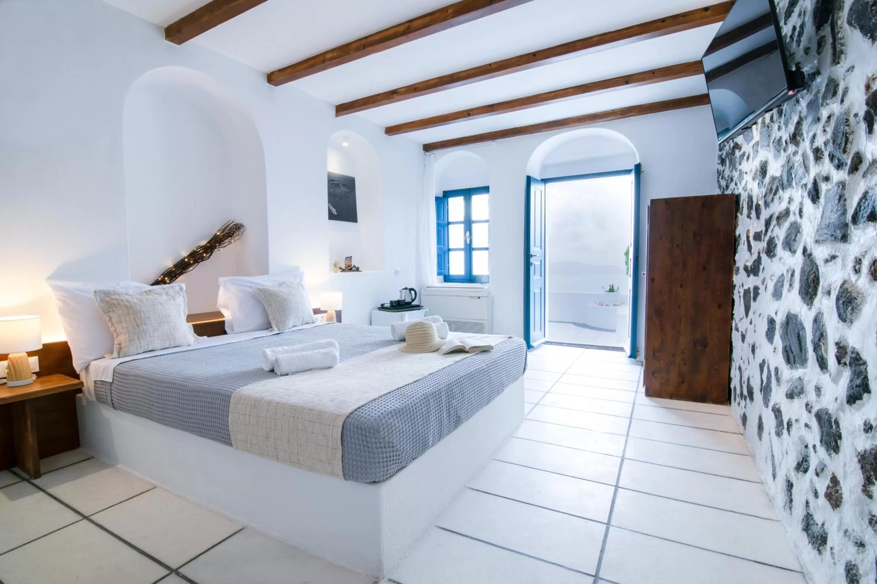 Bed in DELION VIEW HOTEL