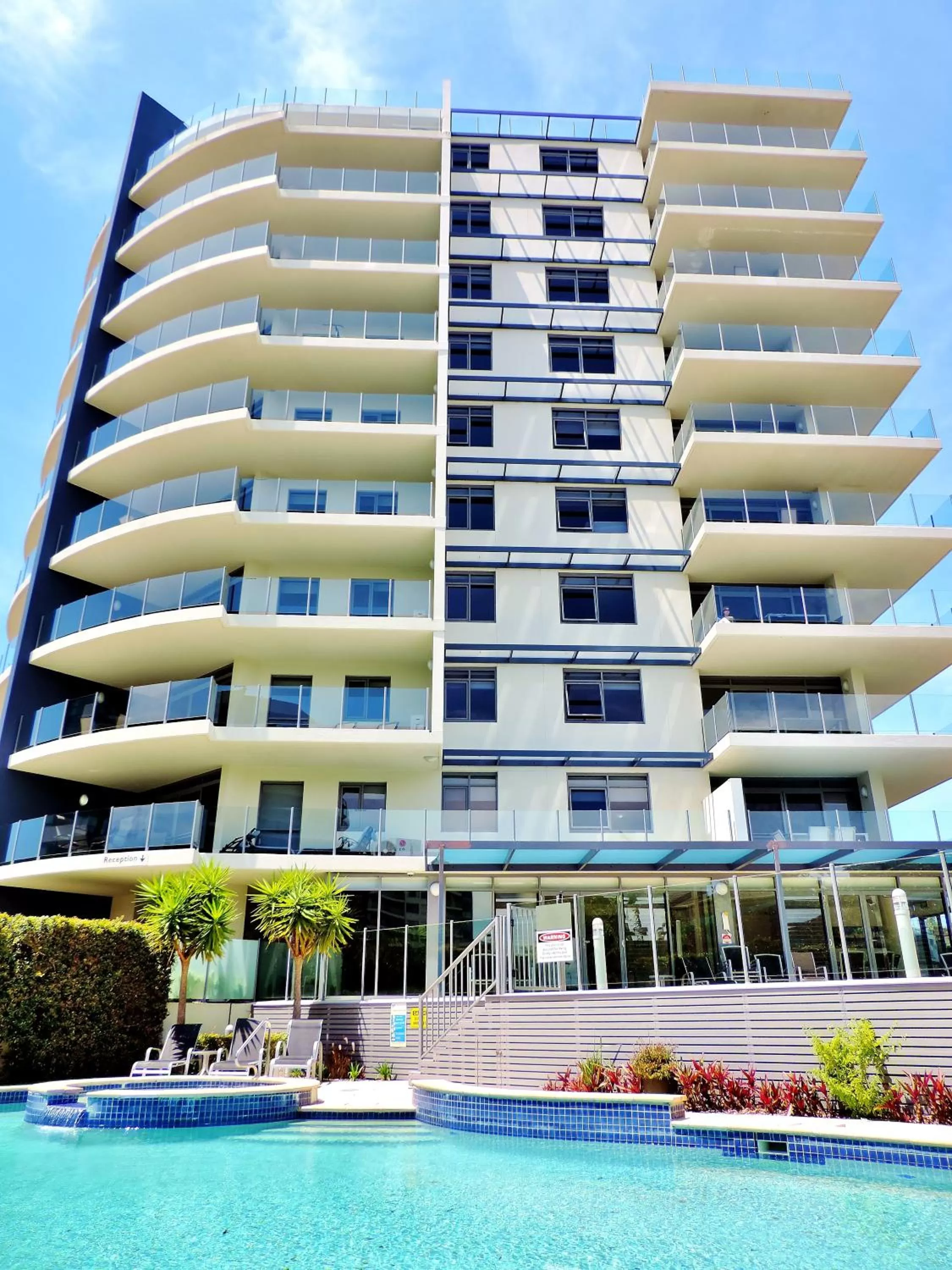 Swimming pool in Sevan Apartments Forster