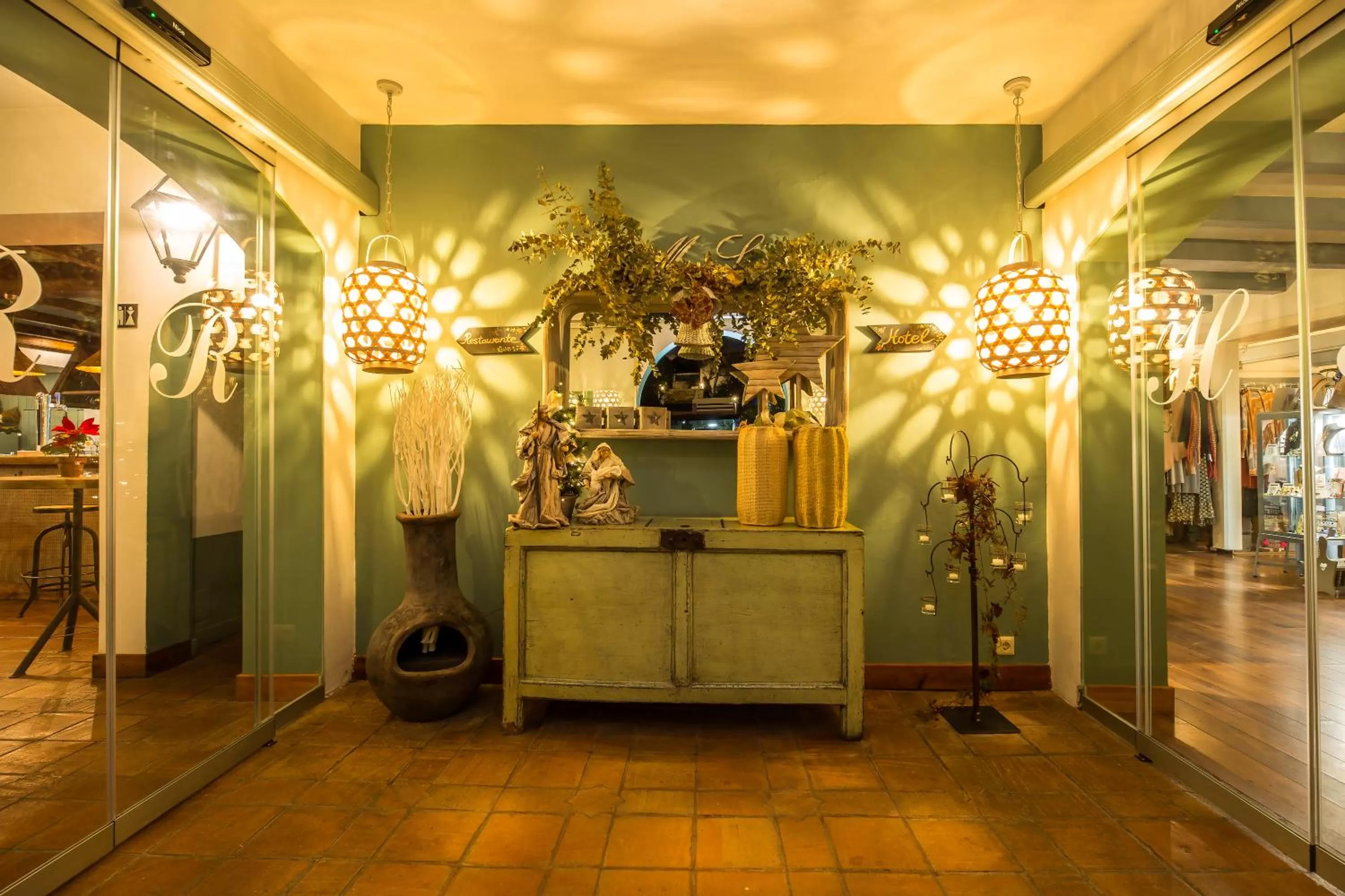 Lobby or reception in Mesón de Sancho