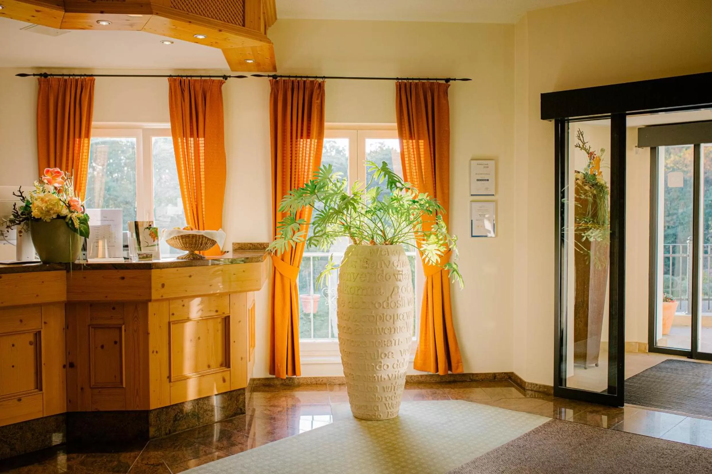 Lobby or reception in REGIOHOTEL Naturresort Ilsenburg