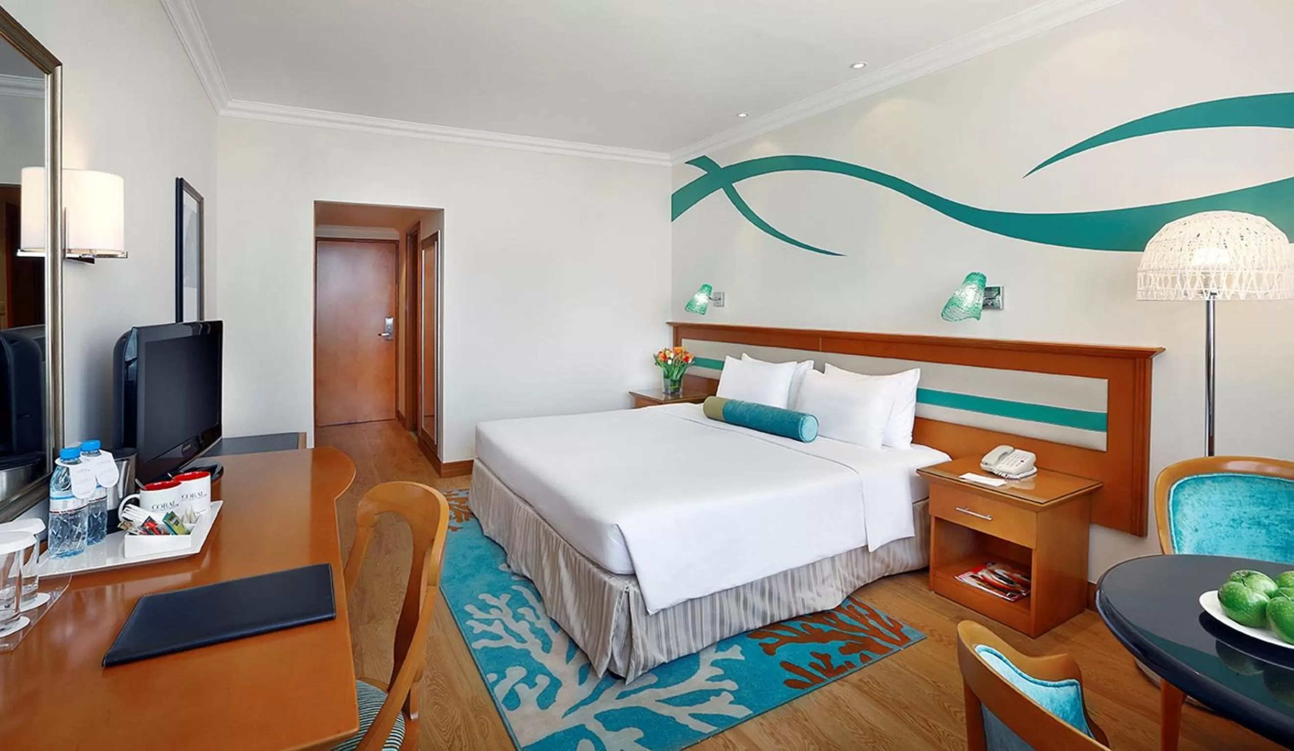 Decorative detail, Bed in Coral Beach Resort Sharjah