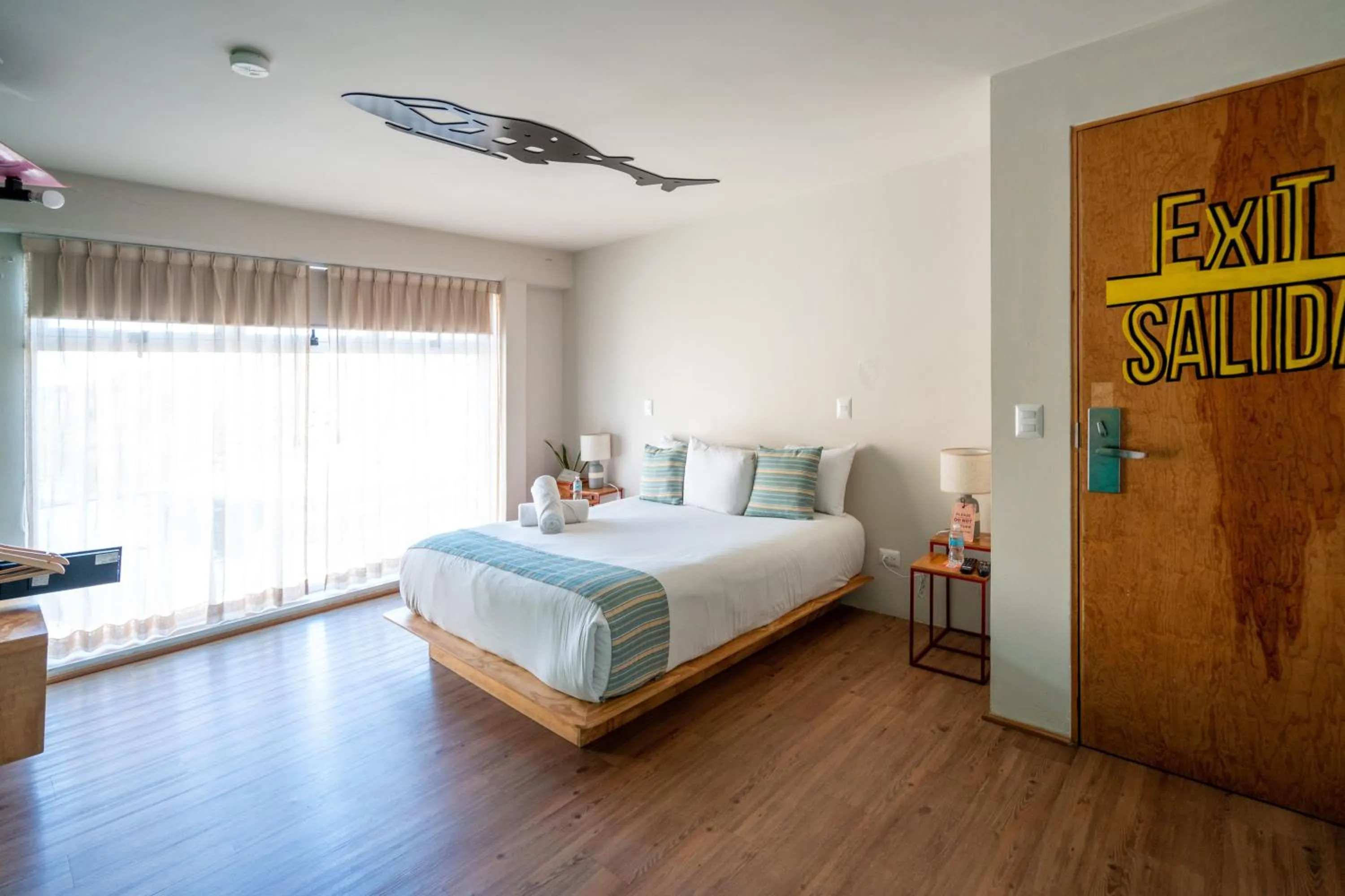 Bed in Mayan Monkey Cancun - Social Hotel