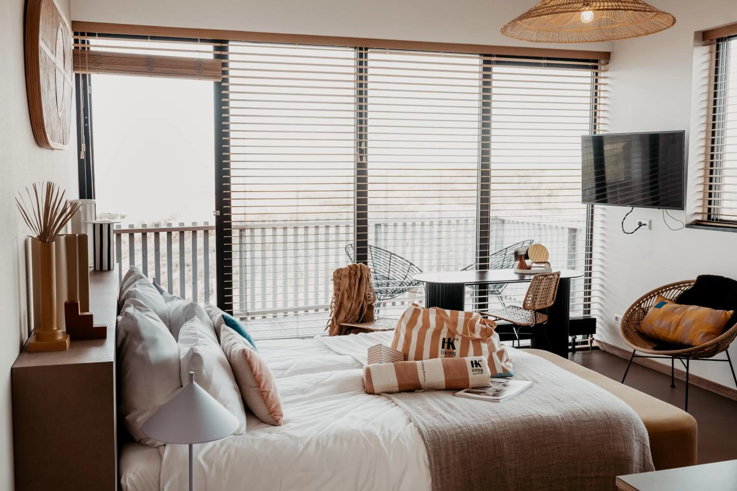 Photo of the whole room, Bed in Strandhotel Zoomers