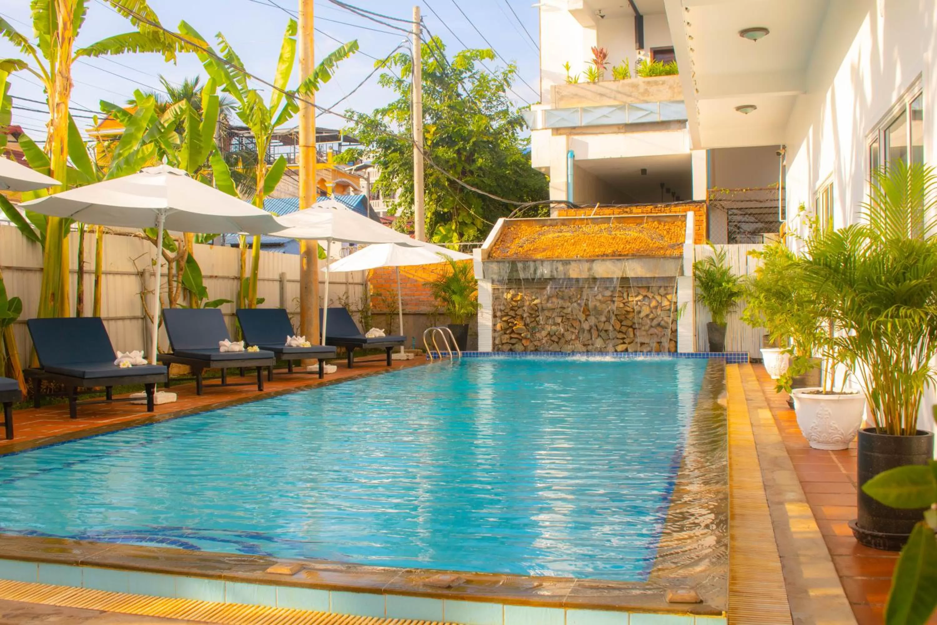 Swimming pool in The Blanc Residence