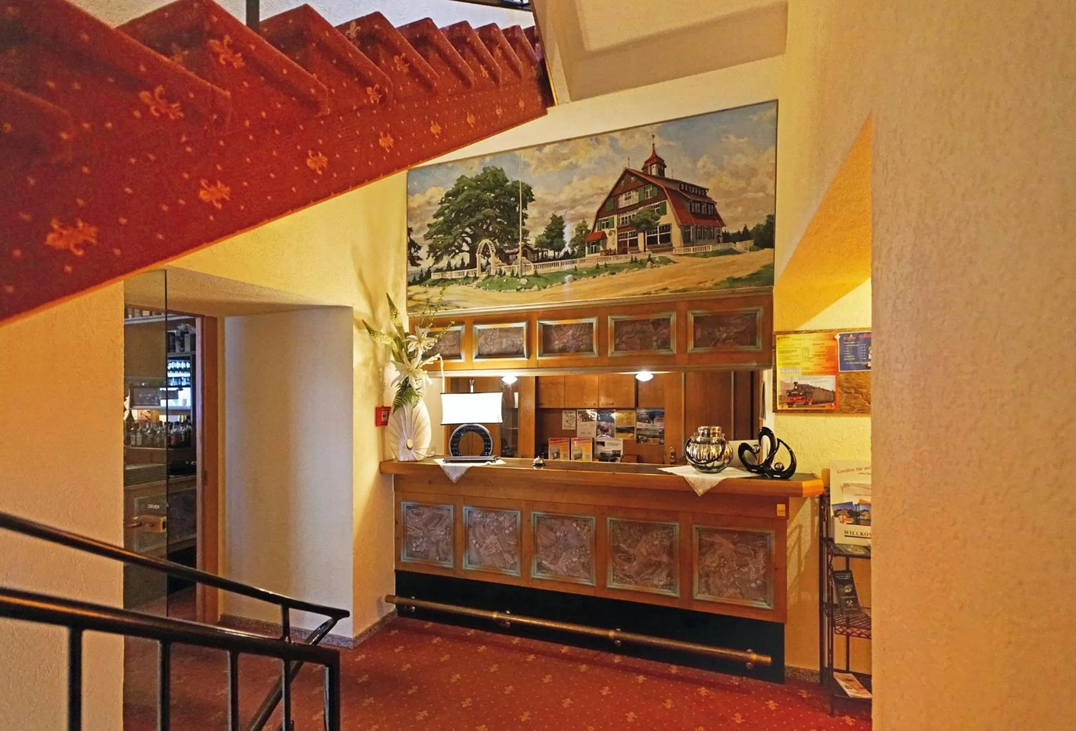 Lobby or reception in Hotel und Restaurant Bühlhaus