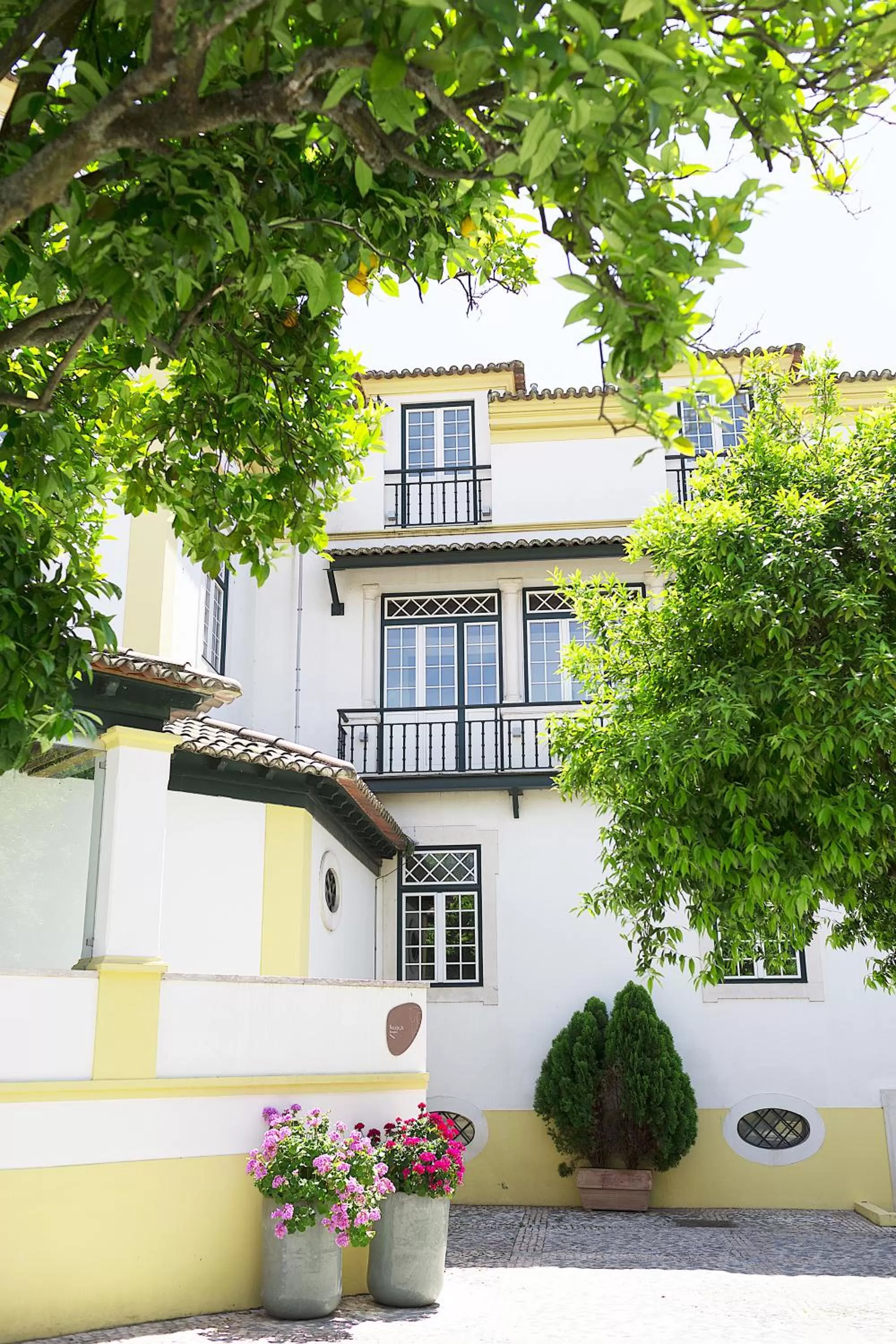 Facade/entrance in Hotel Lusitano