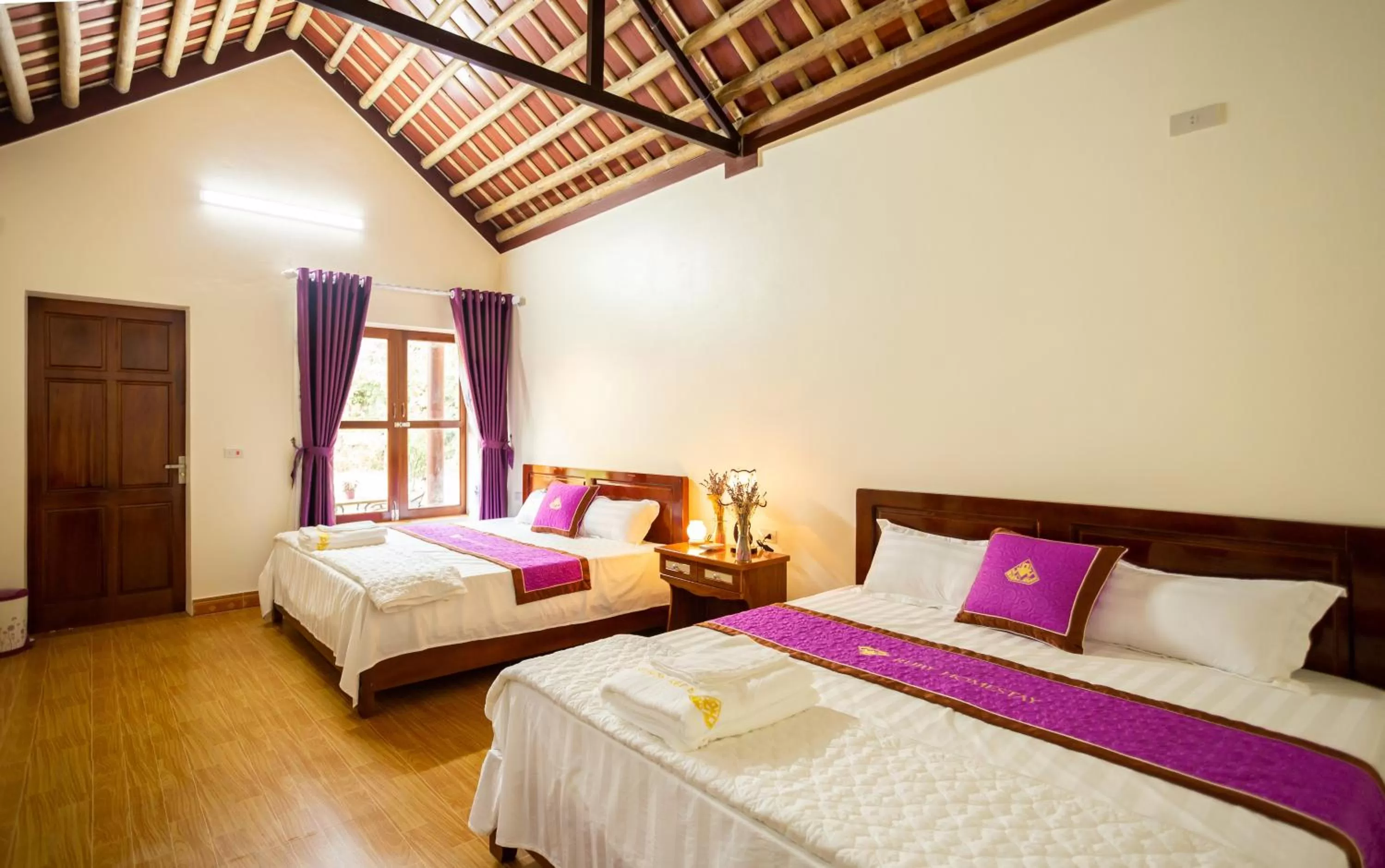 Bed in Ruby Homestay