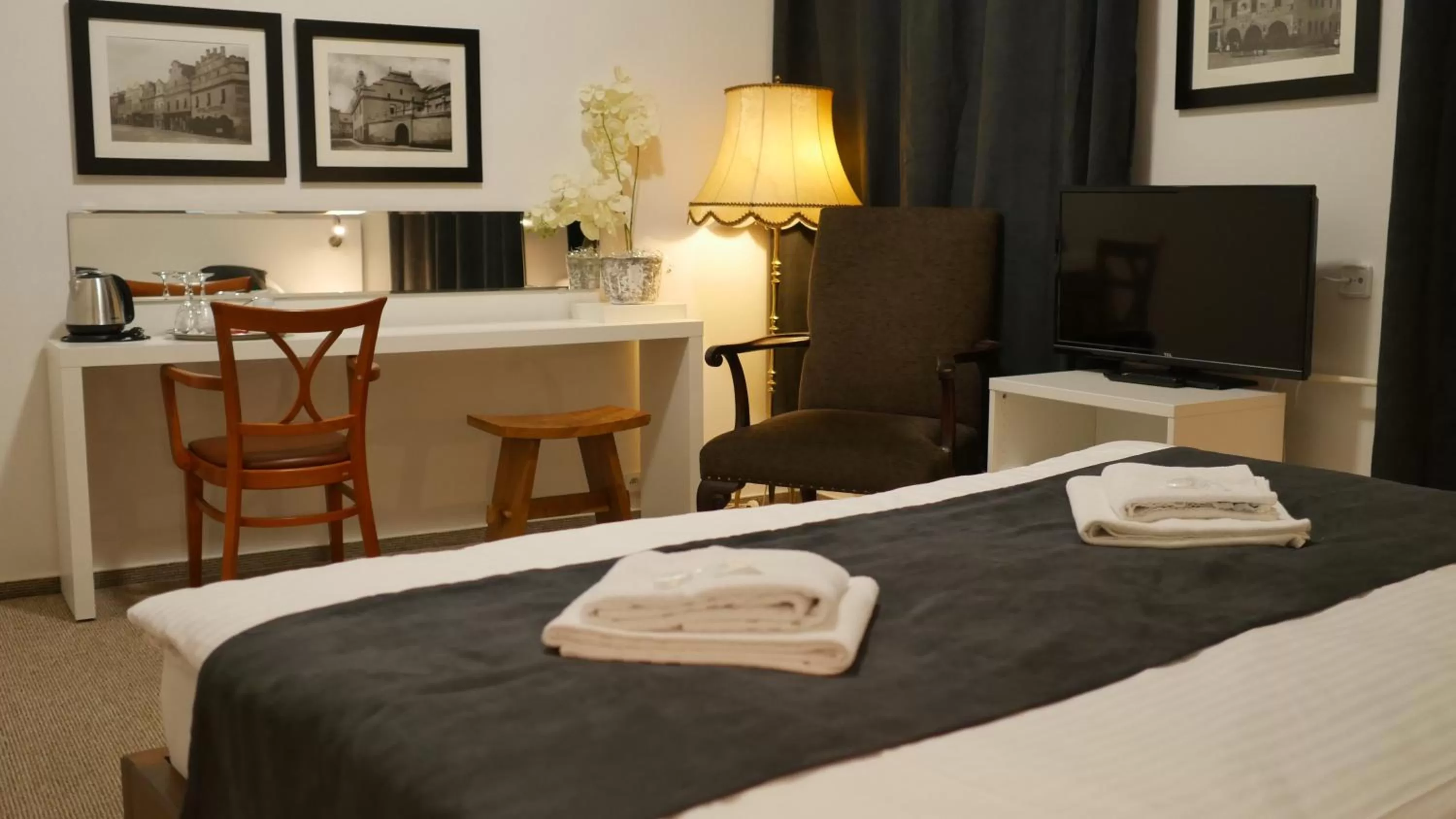 Bed in Hotel Bílý Koníček