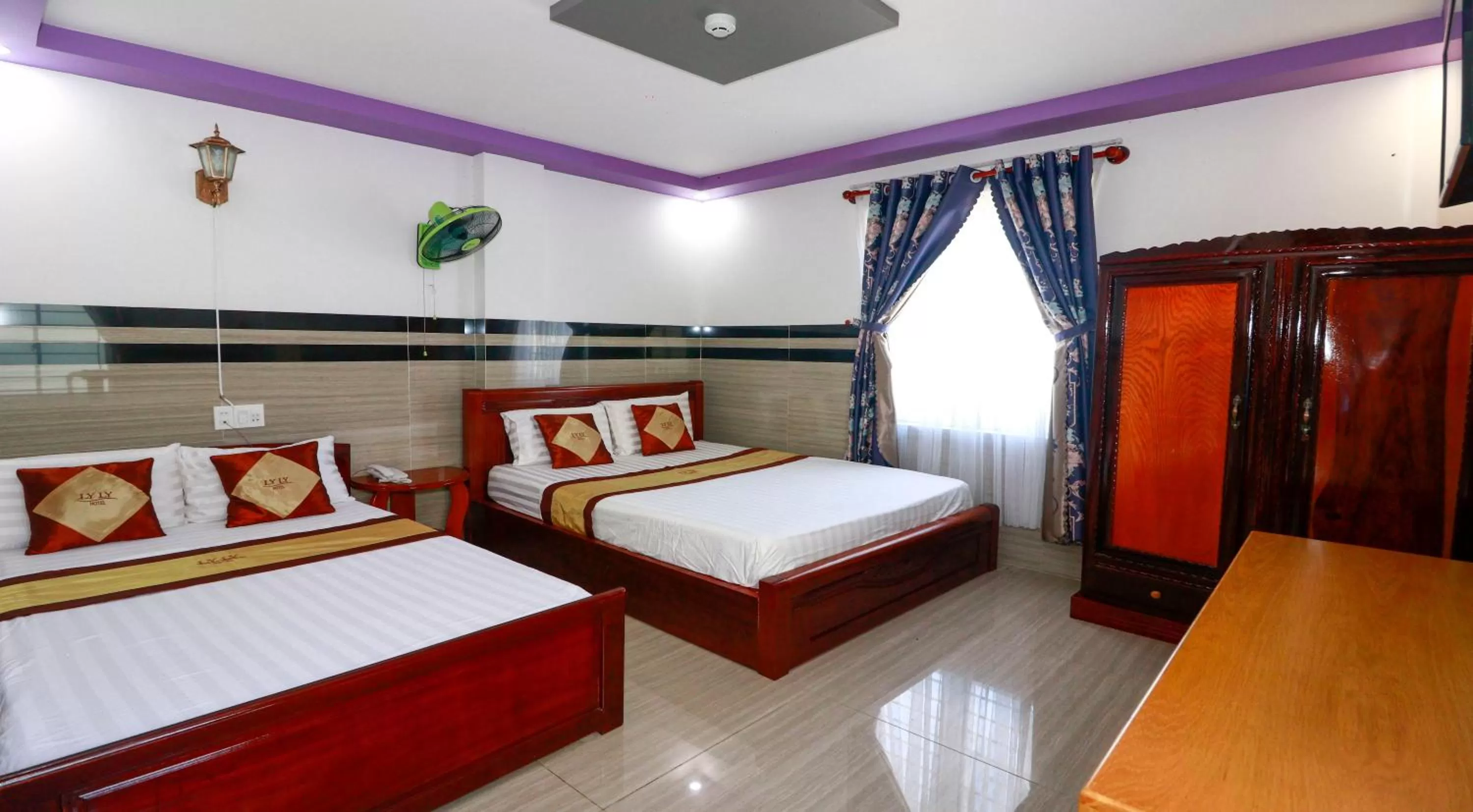 Bed in Lucky Hotel Quy Nhon