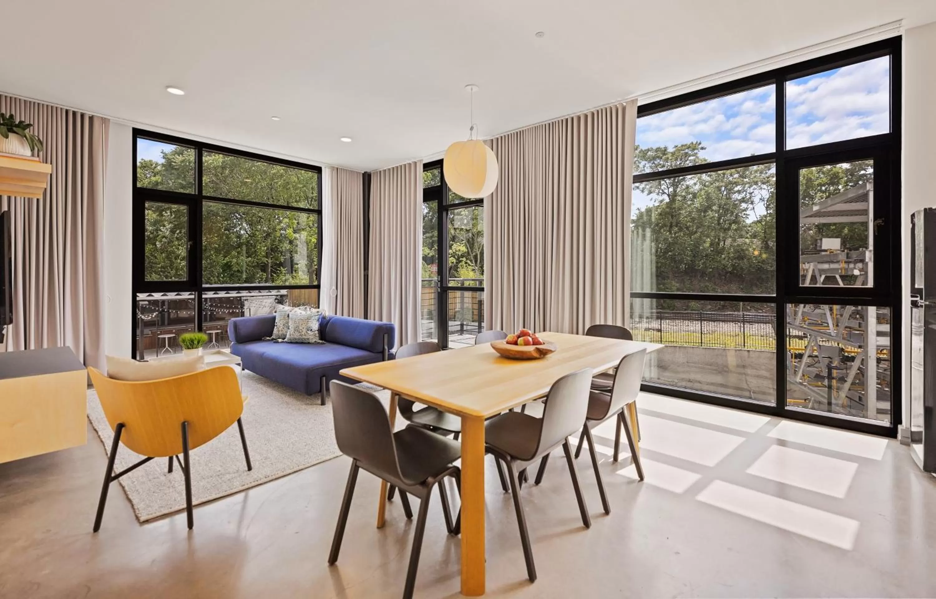 Living room in Placemakr Wedgewood-Houston - South Nashville
