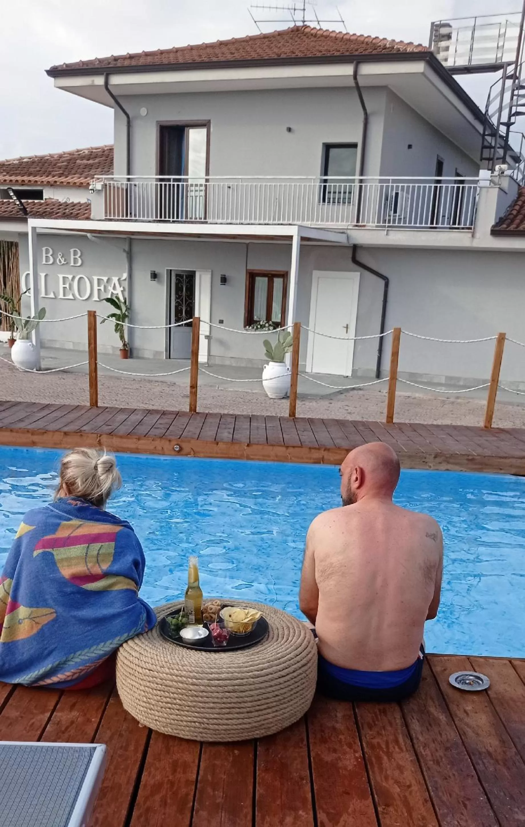 Swimming Pool in B&B Cleofà Paestum