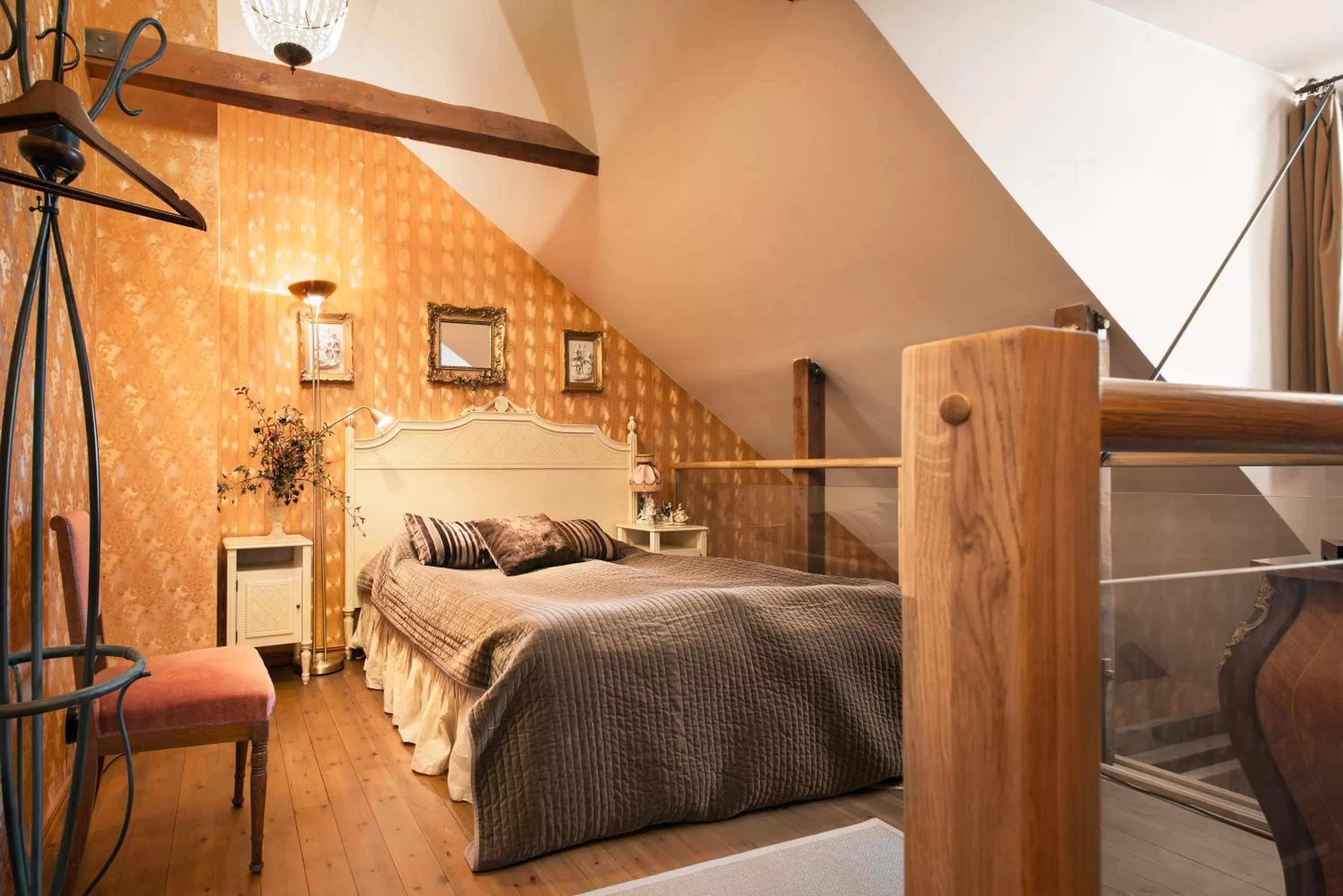 Bed in Börsen Apartment Suites