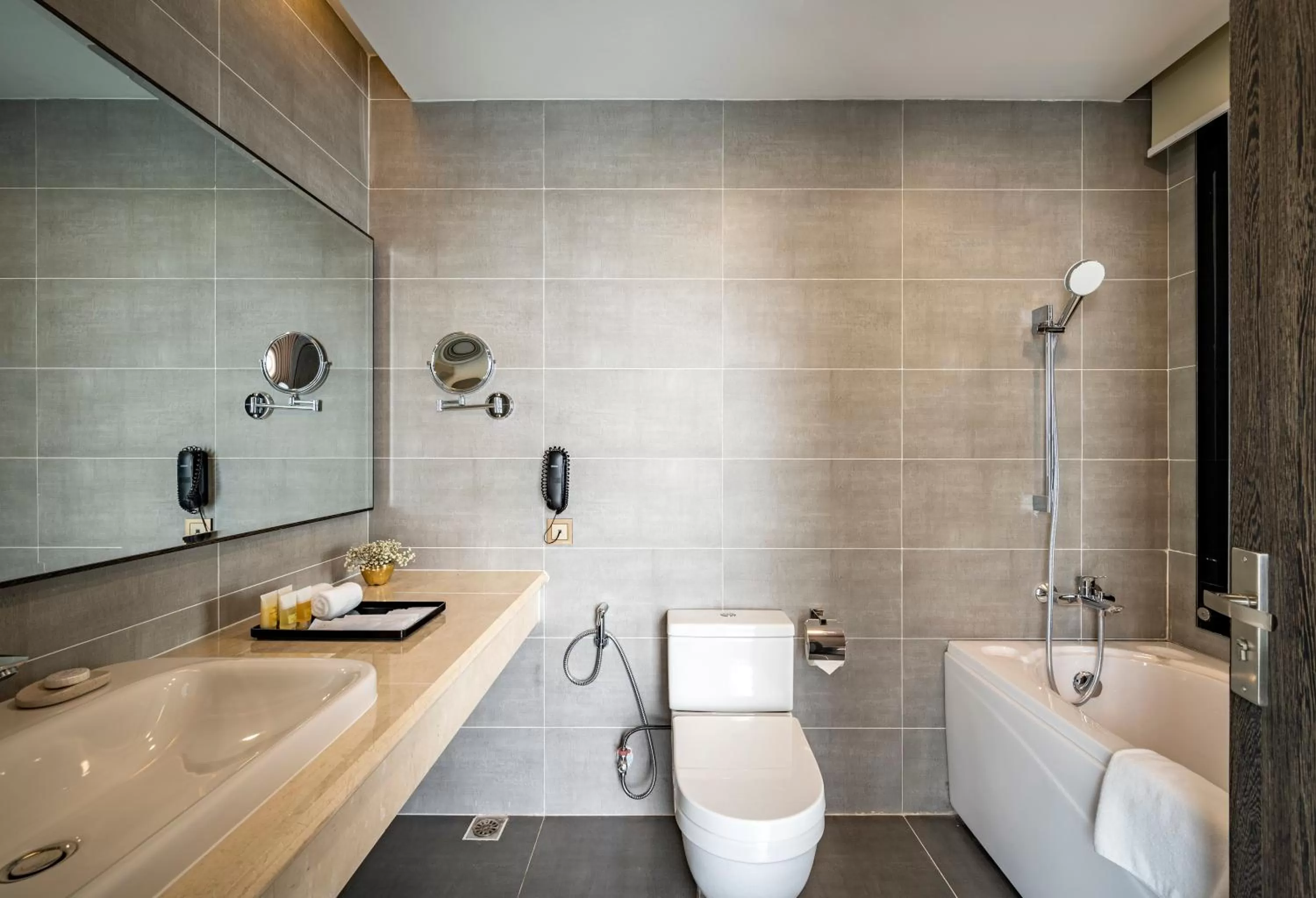 Bathroom in Muong Thanh Luxury Saigon Hotel