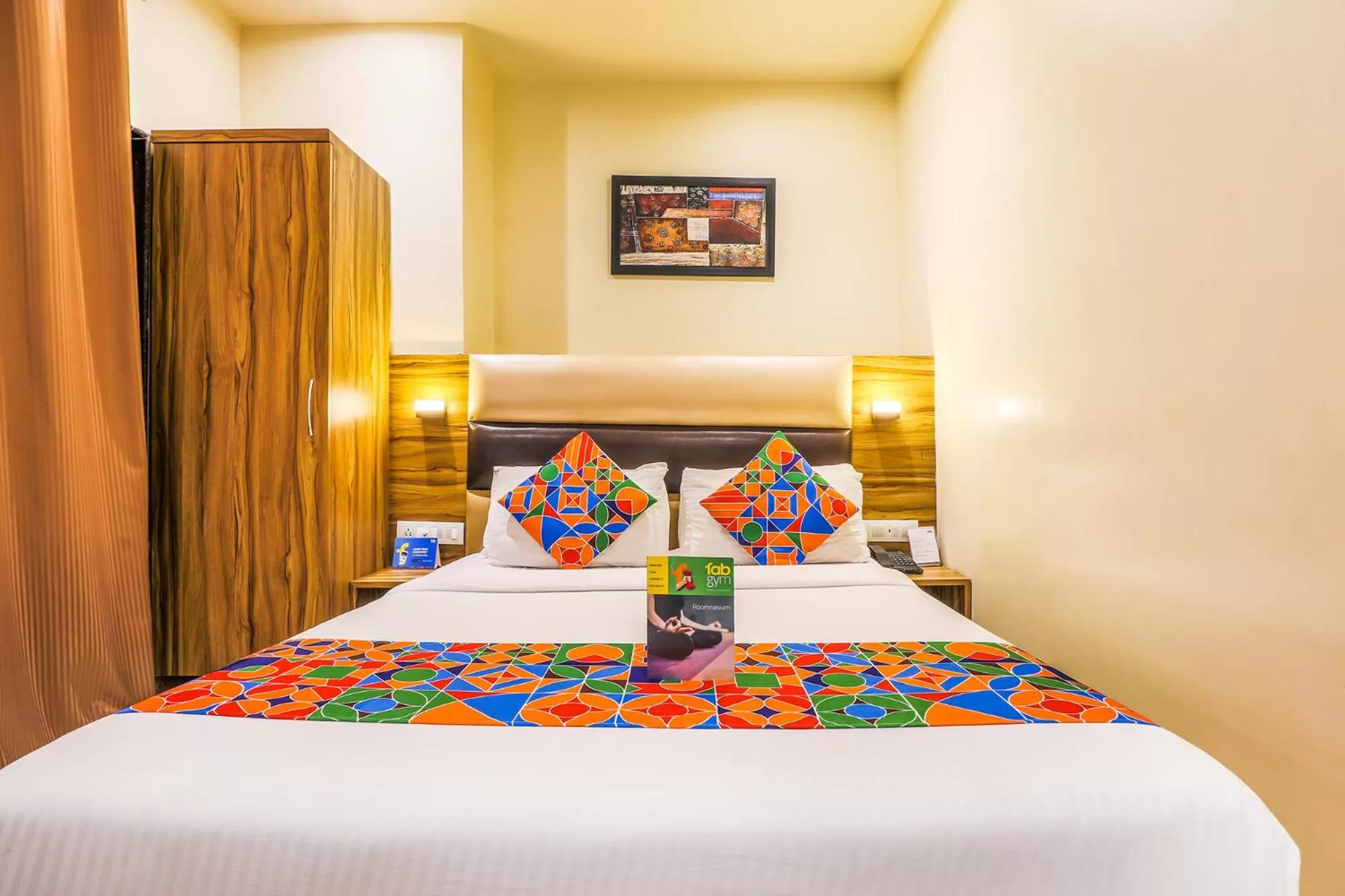 Bedroom, Bed in FabHotel Liwa International - Nr Mumbai International Airport