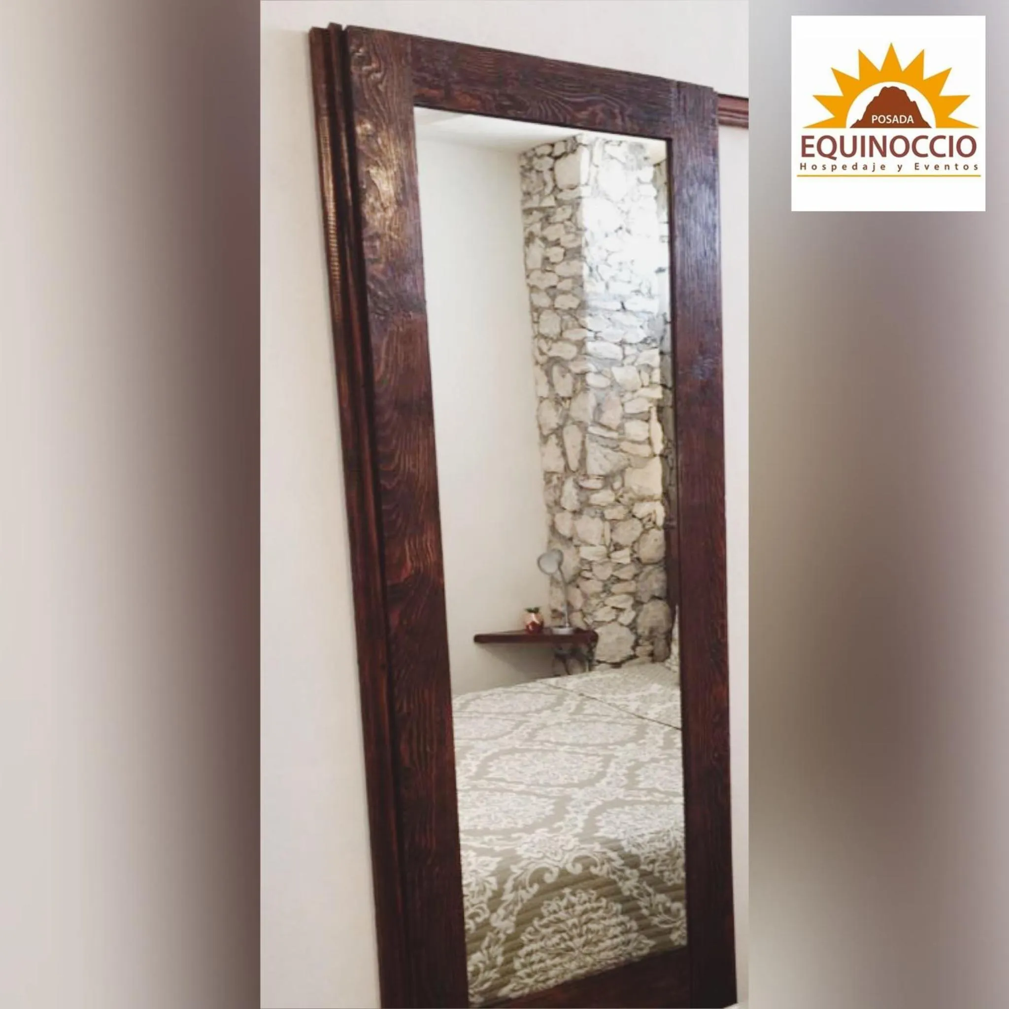 Decorative detail, Bed in Posada Equinoccio