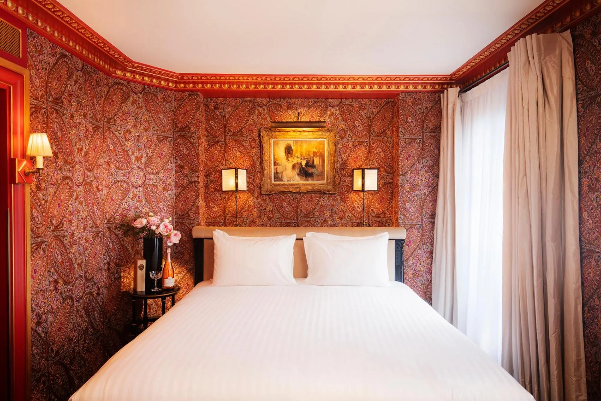 Bedroom, Bed in Maison Proust, Hotel & Spa La Mer