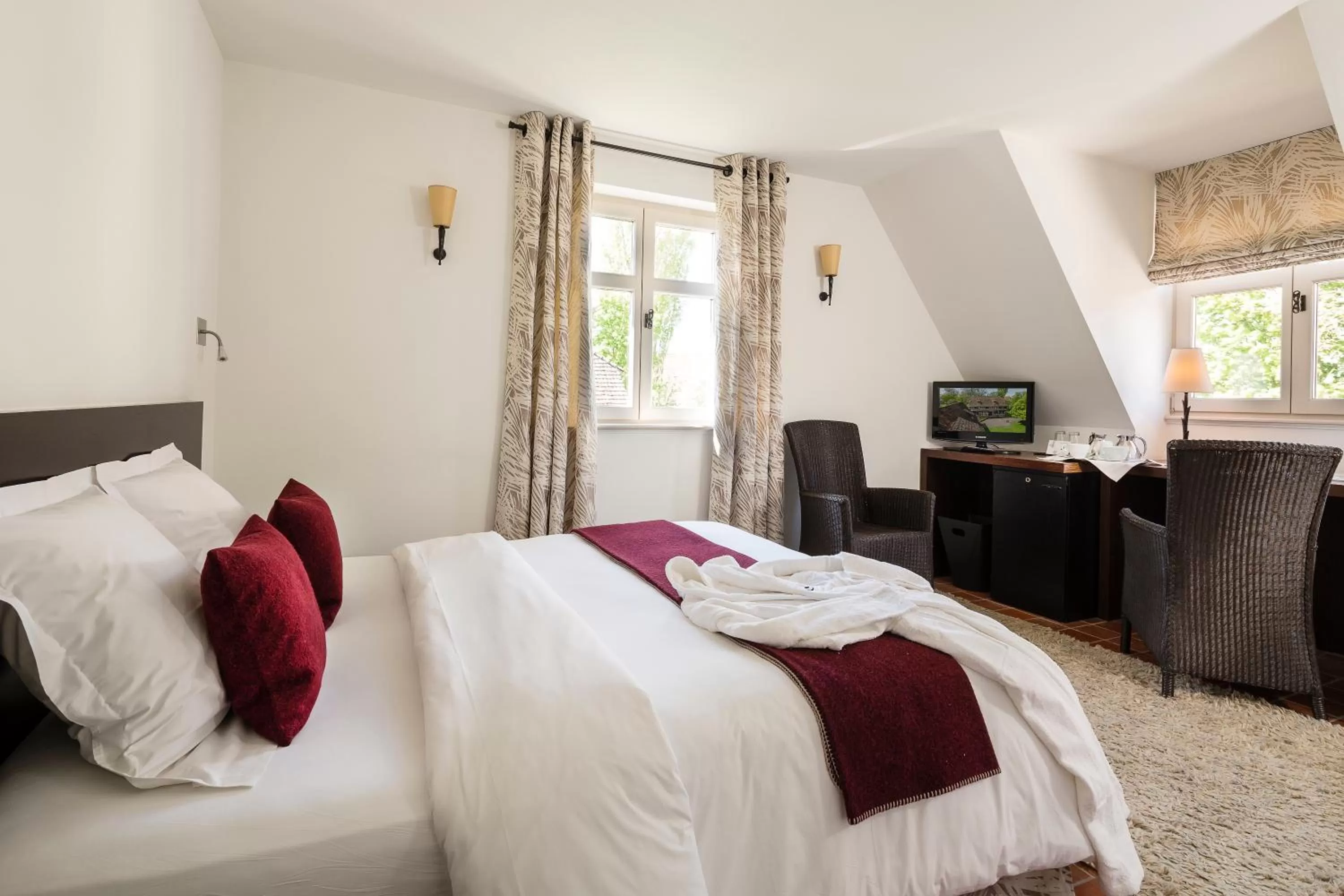 Photo of the whole room, Bed in Hotel Restaurant De l'Illwald