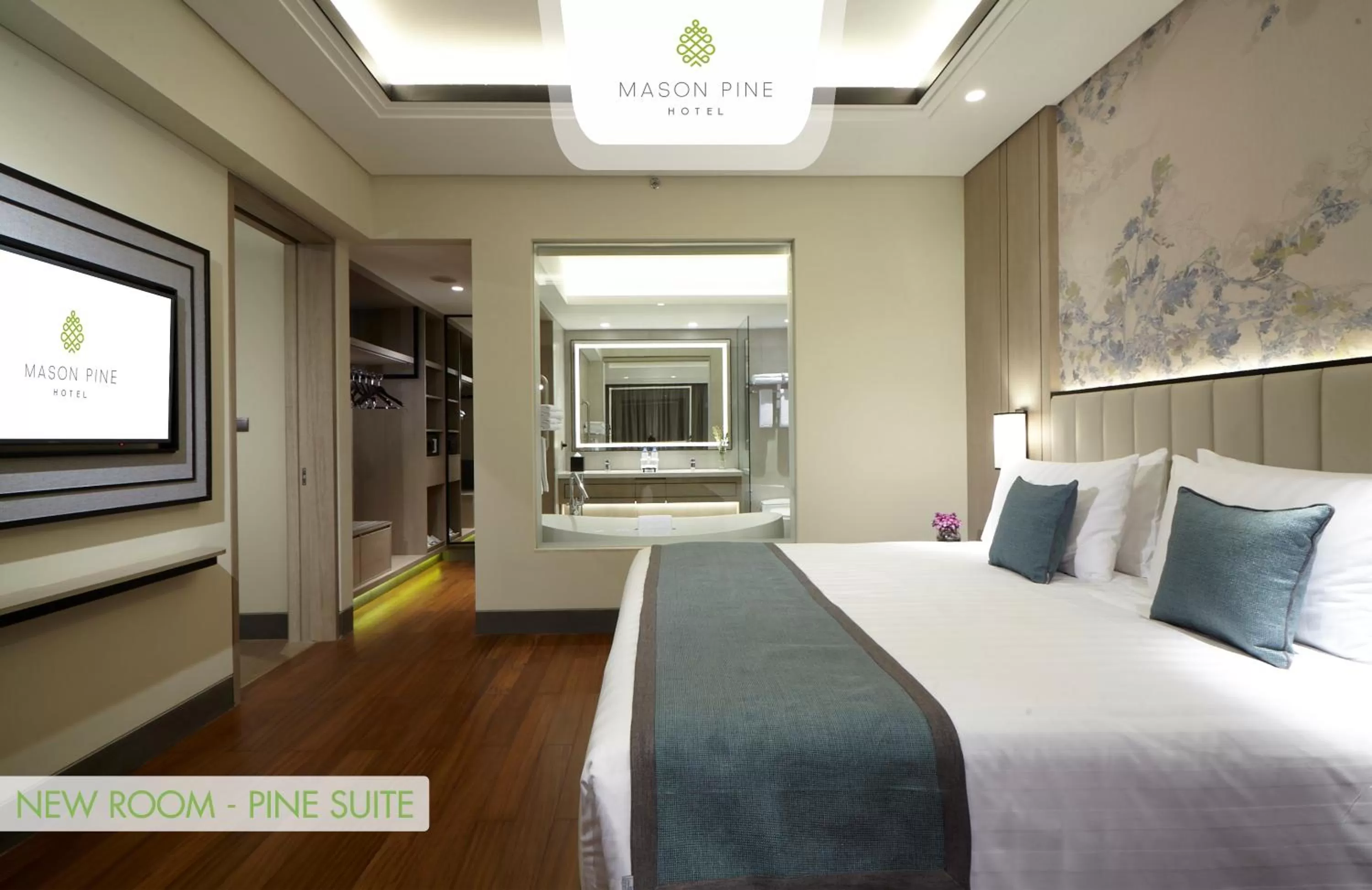 Bed in Mason Pine Hotel Bandung