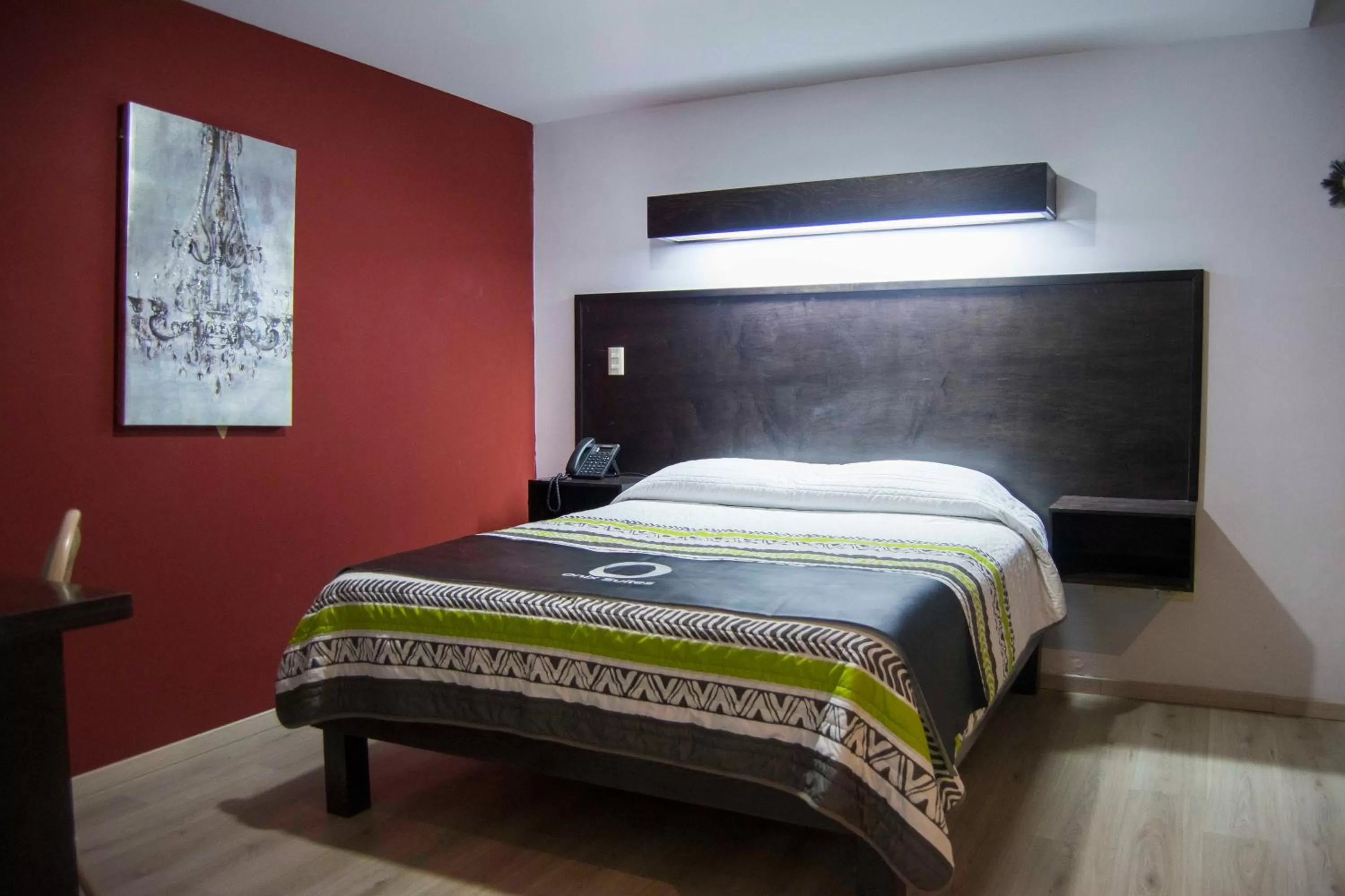 Bed in Hotel Onix Suites