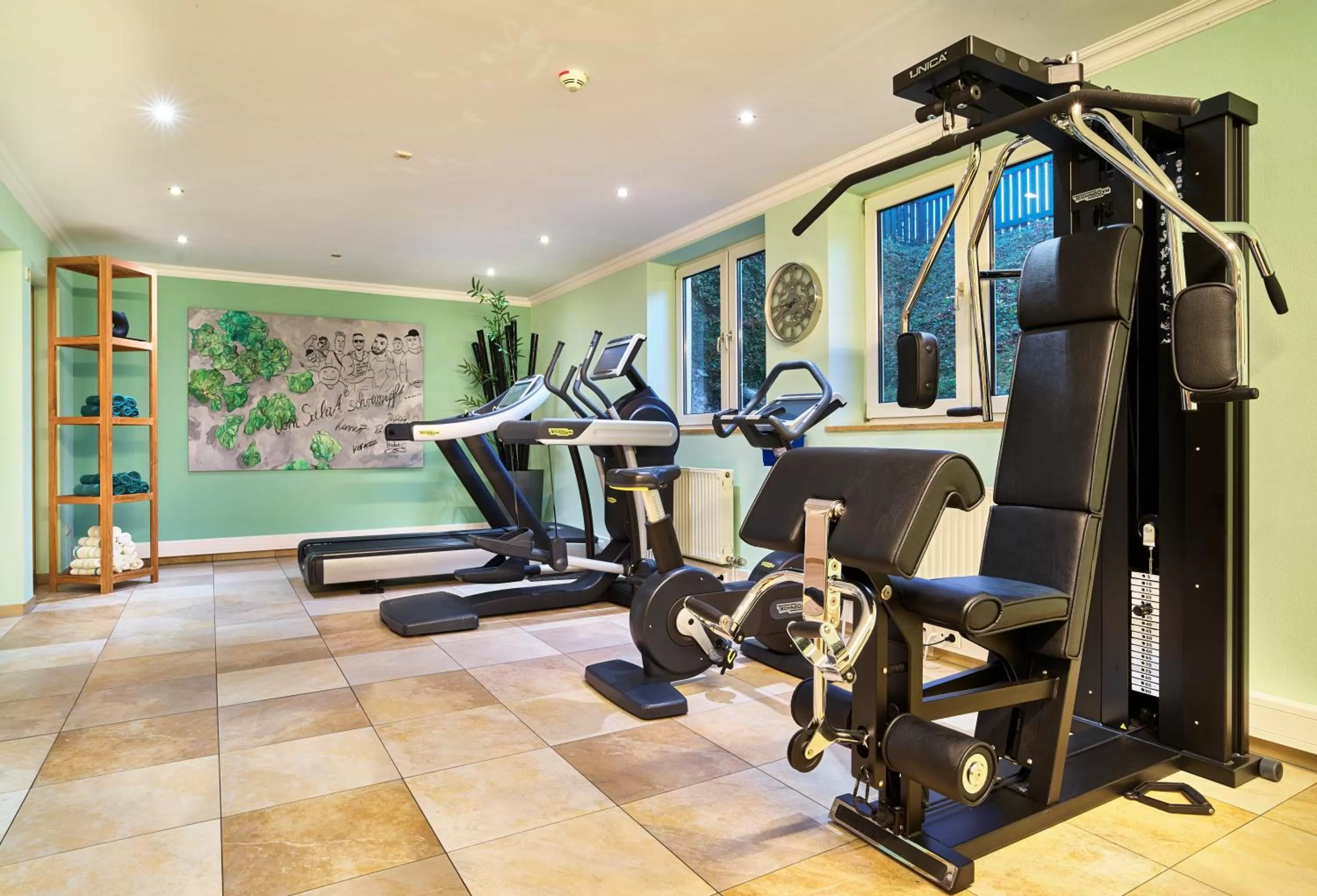 Fitness centre/facilities in Garden & SPA Hotel Das Götzfried
