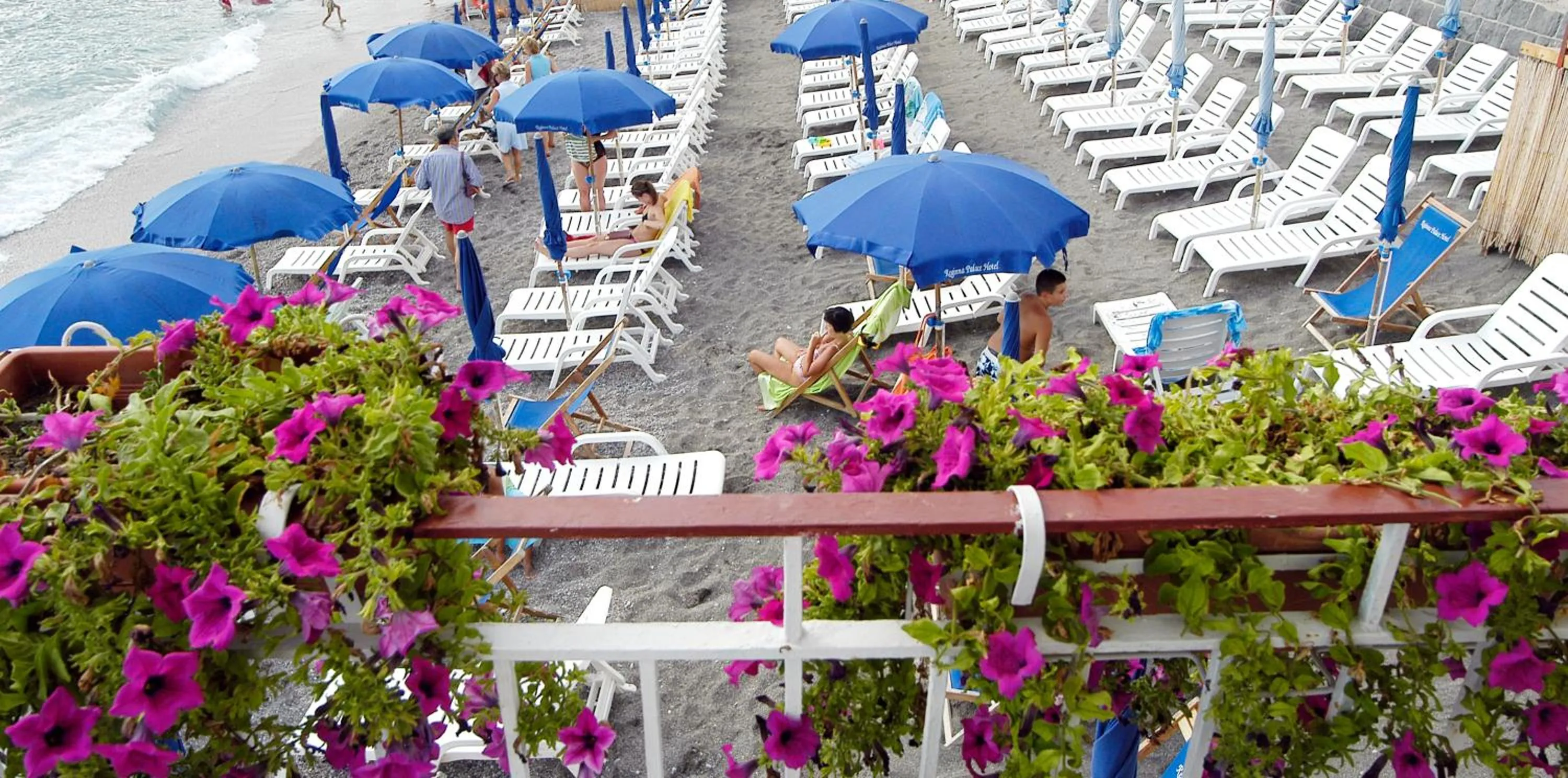 Beach in Reginna Palace Hotel