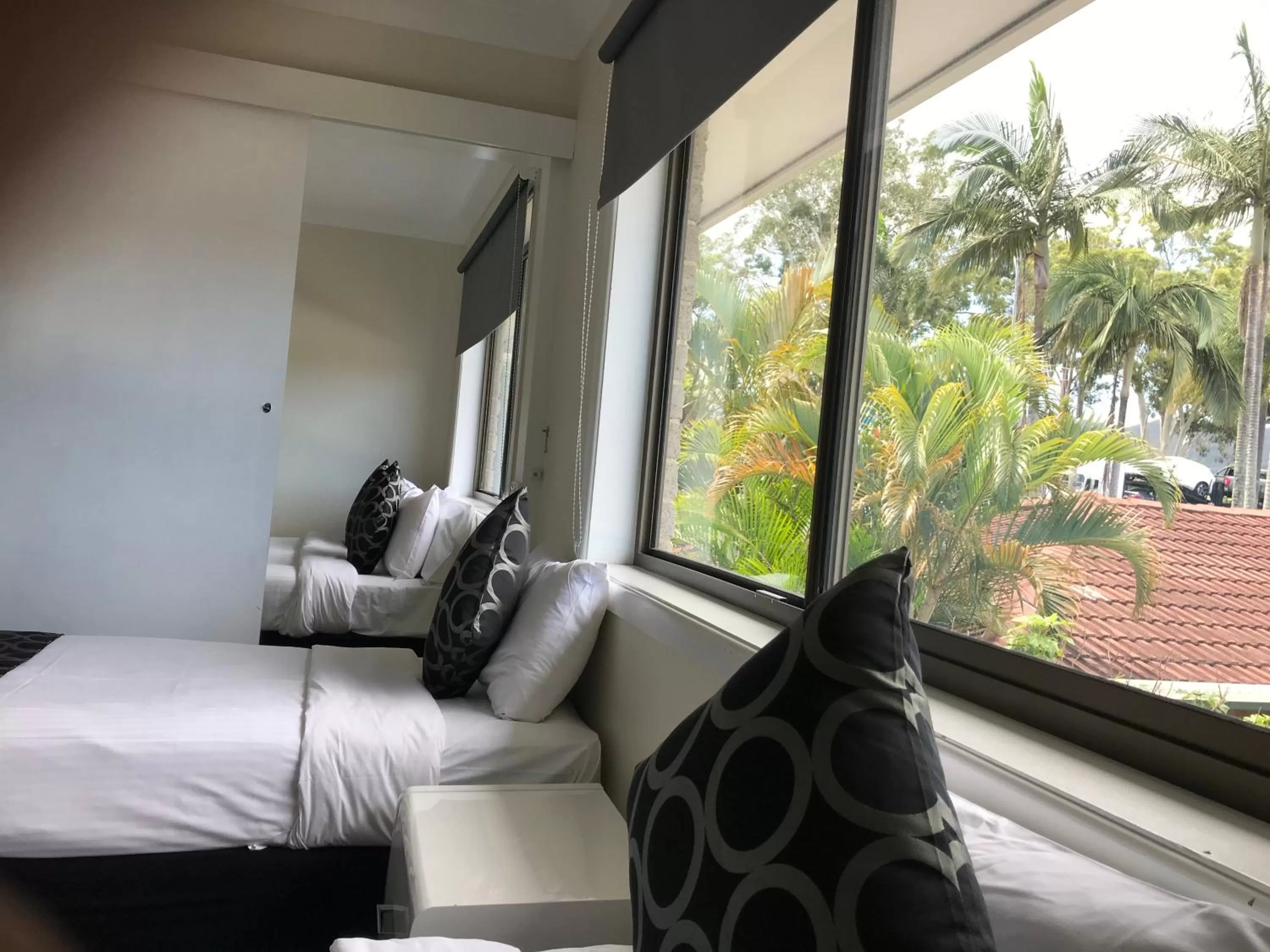 Bed in Coffs Shearwater Motel