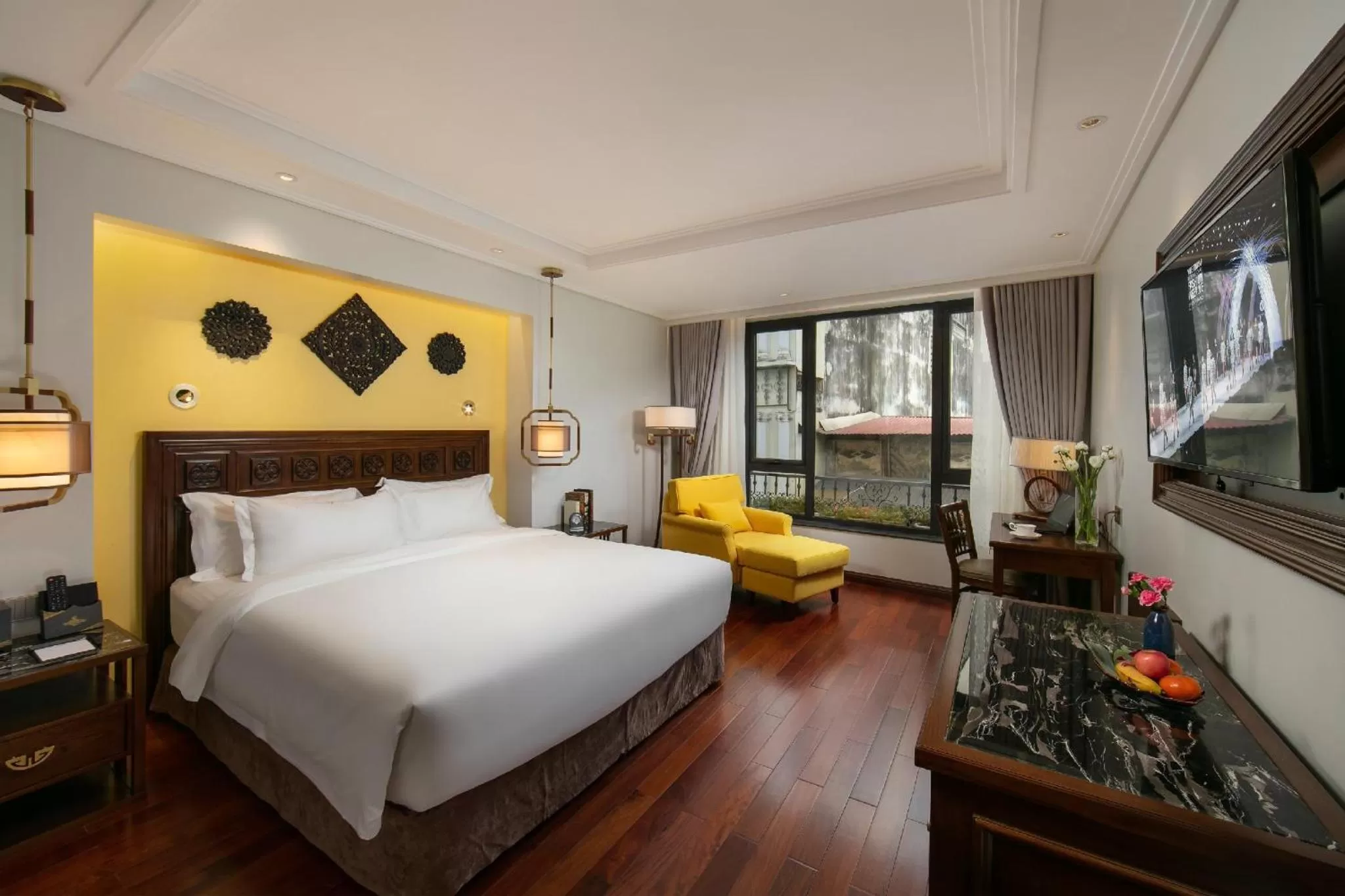 Photo of the whole room, Bed in San Grand Hotel & Spa
