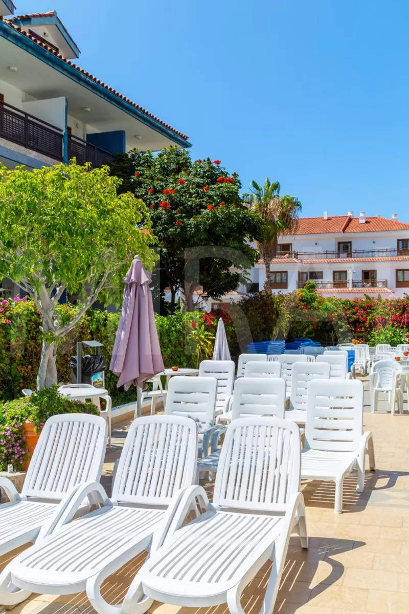 Swimming pool in Apartamentos Pez Azul