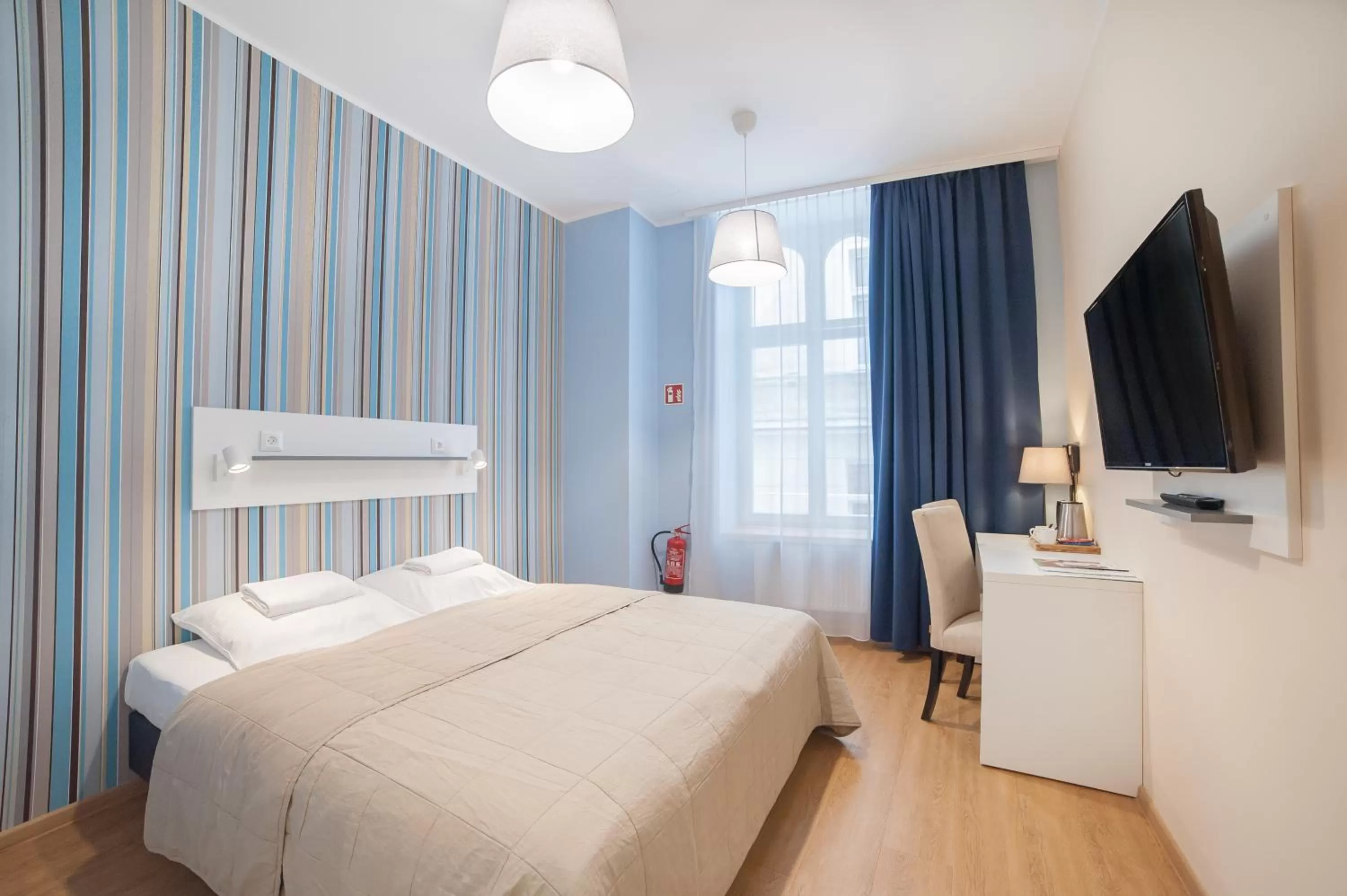 Bed in Hotel Traffic Wrocław Stare Miasto