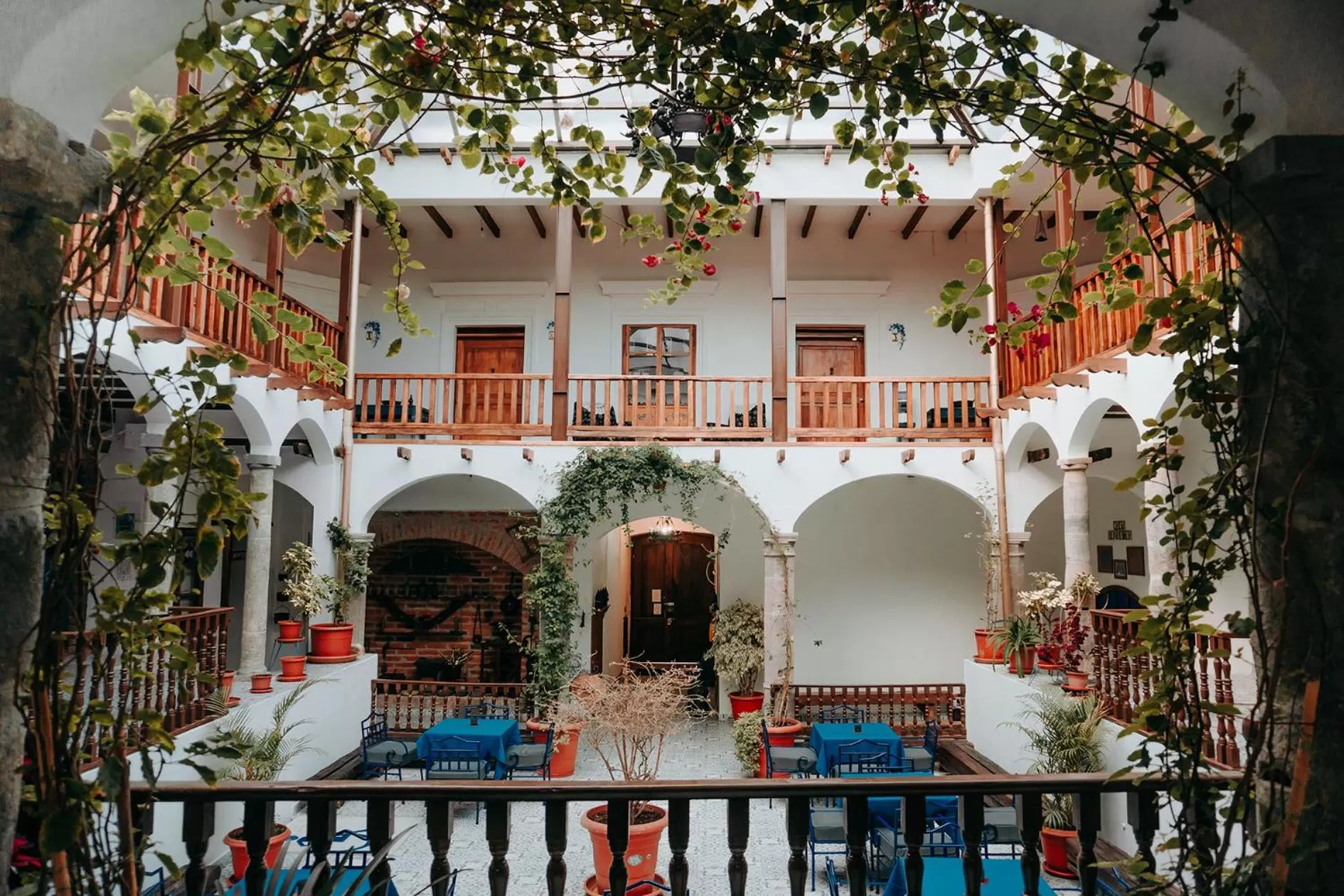 Property building in Hotel Casa Alquimia