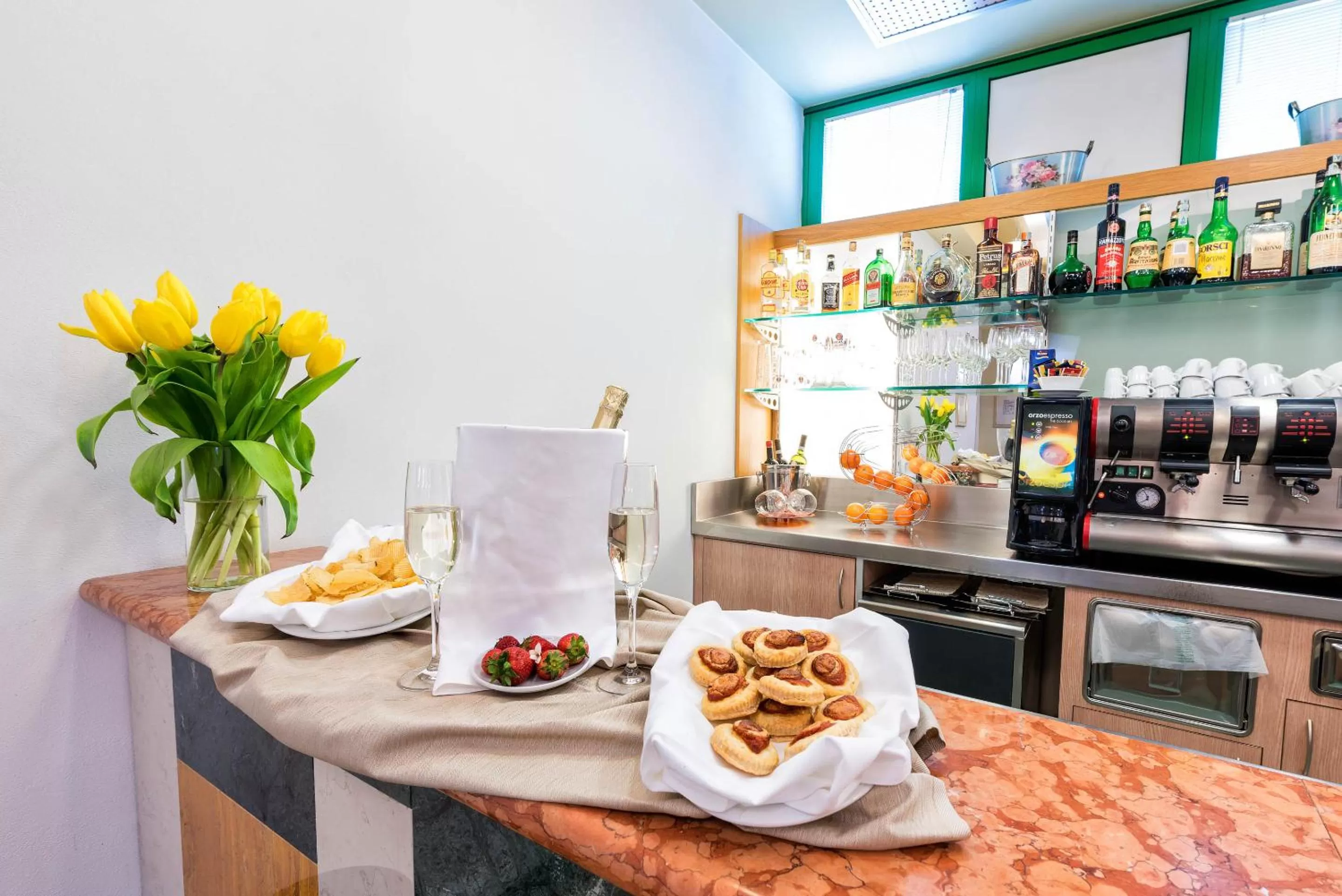 Drinks in West Point Airport Hotel