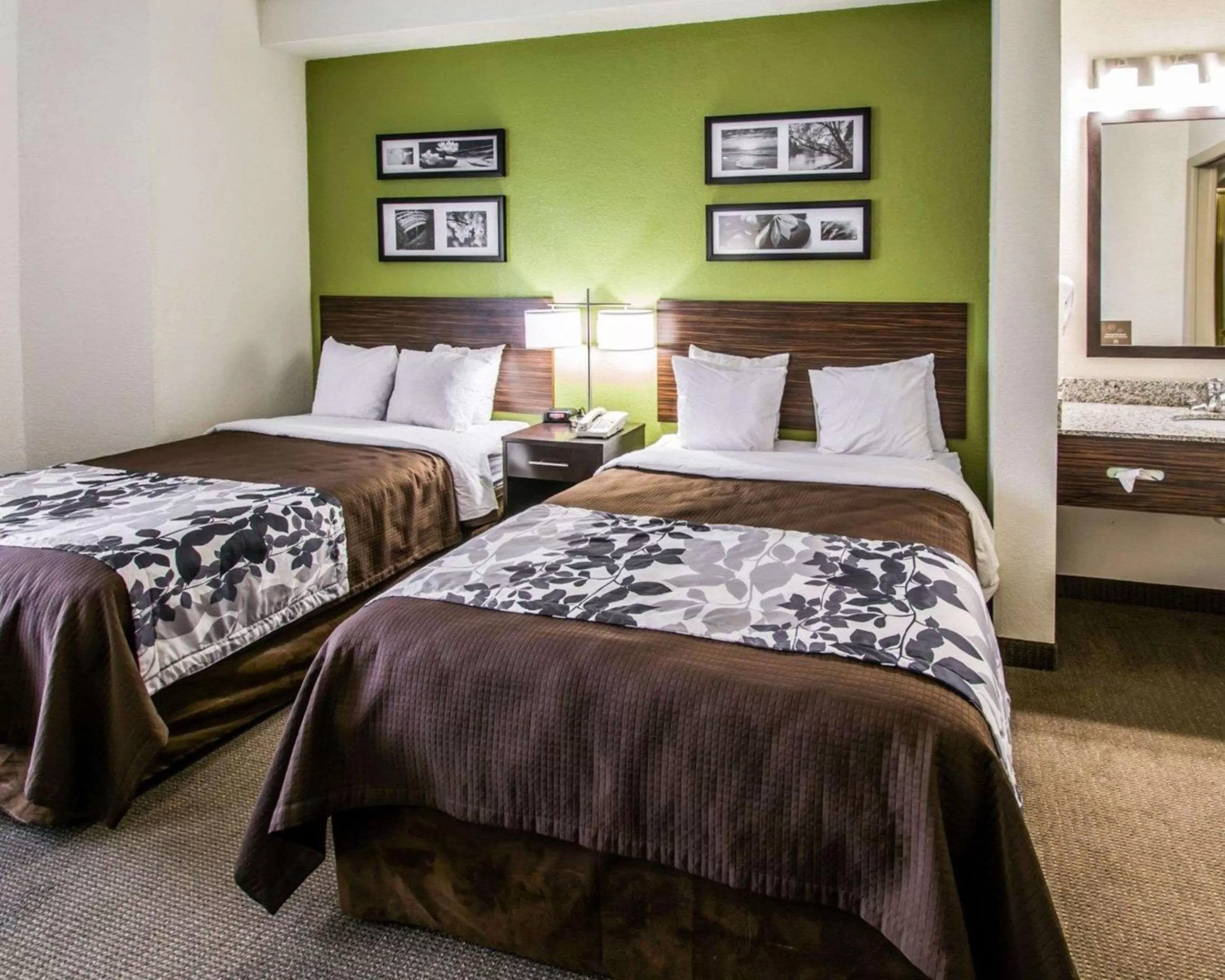 Bedroom, Bed in Sleep Inn Fort Pierce I-95