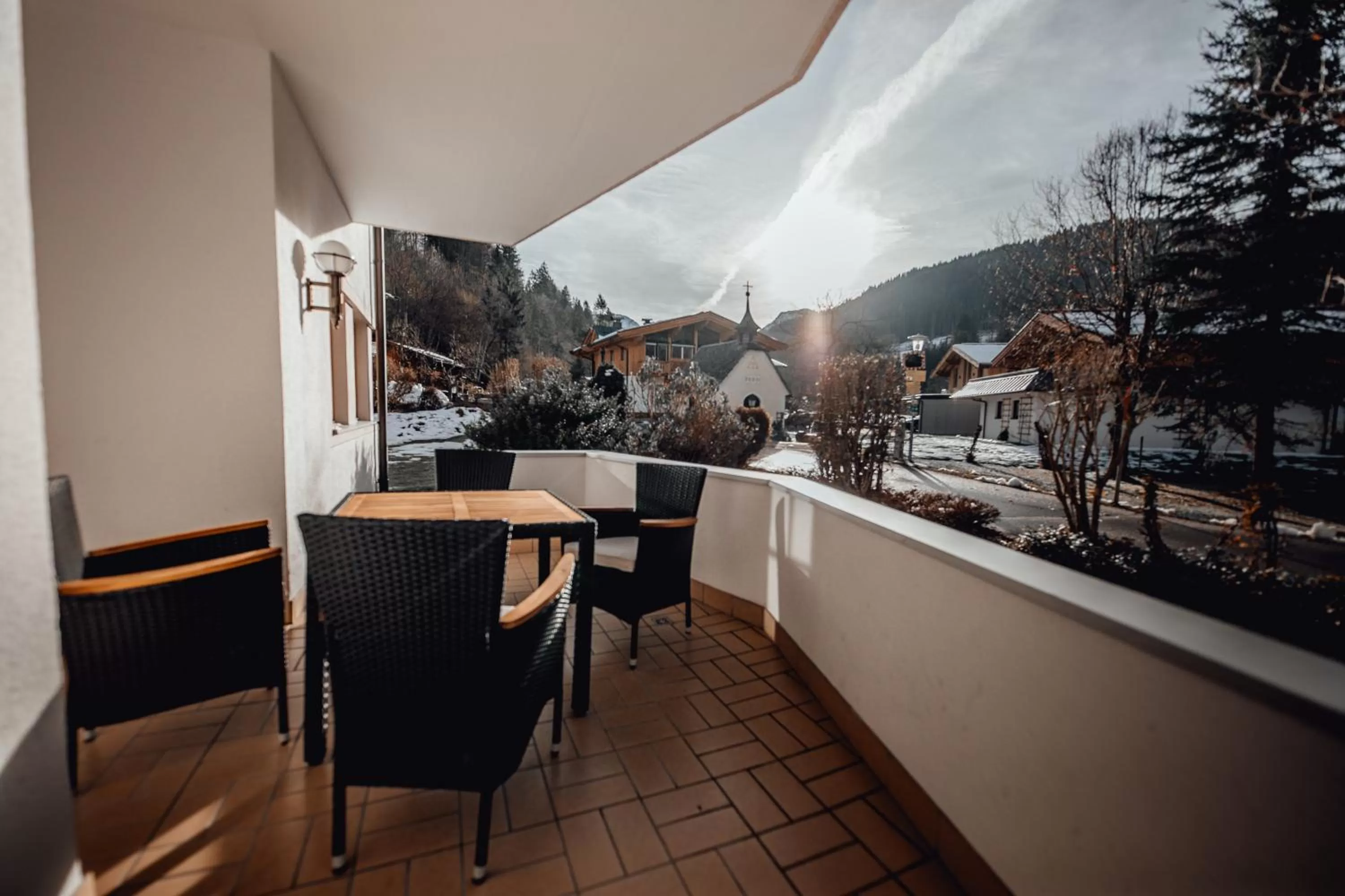 Balcony/Terrace in Zimmer & Ferienwohnungen Dandler