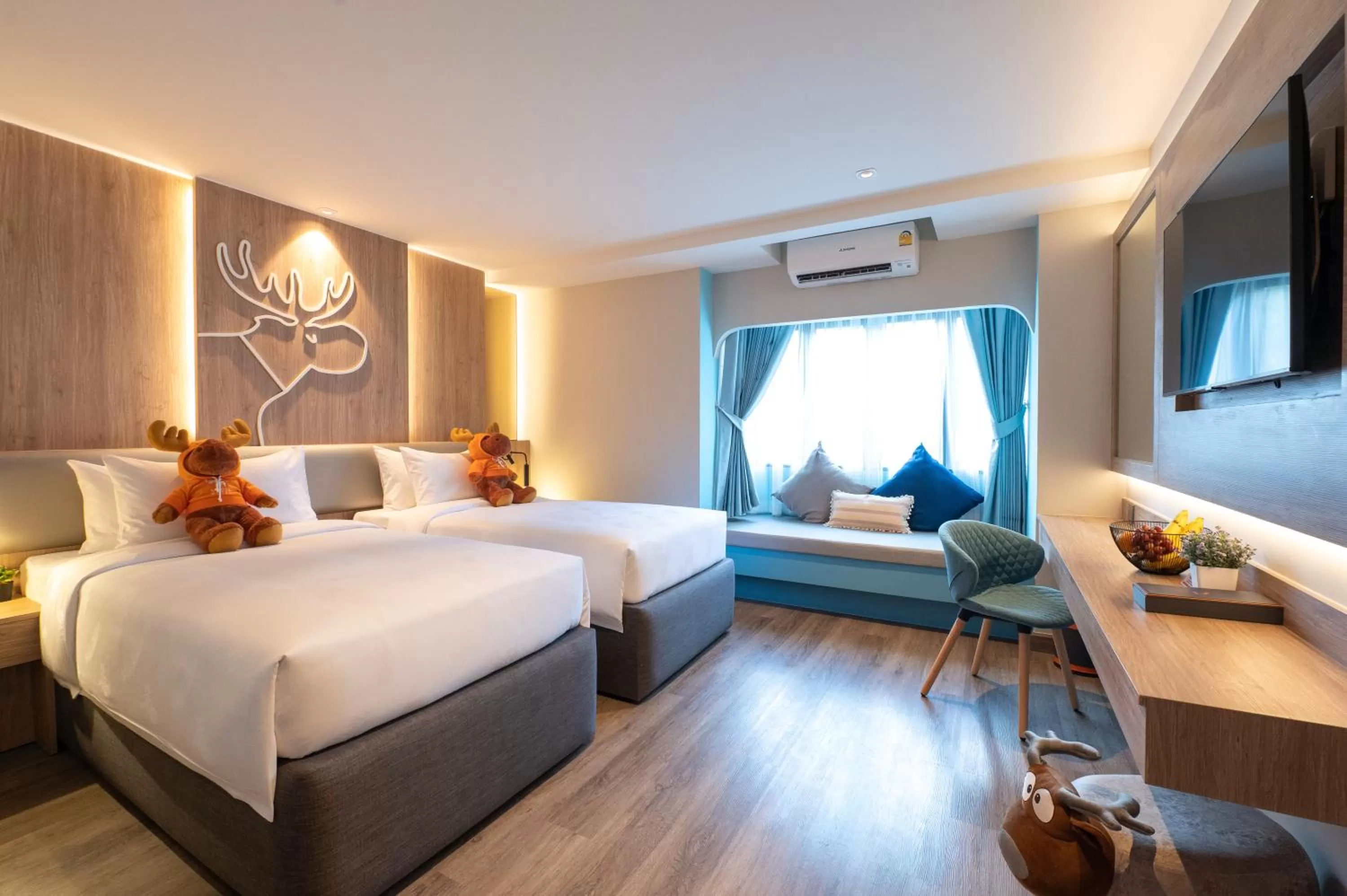 Standard Twin Room in Moose Hotel Nimman