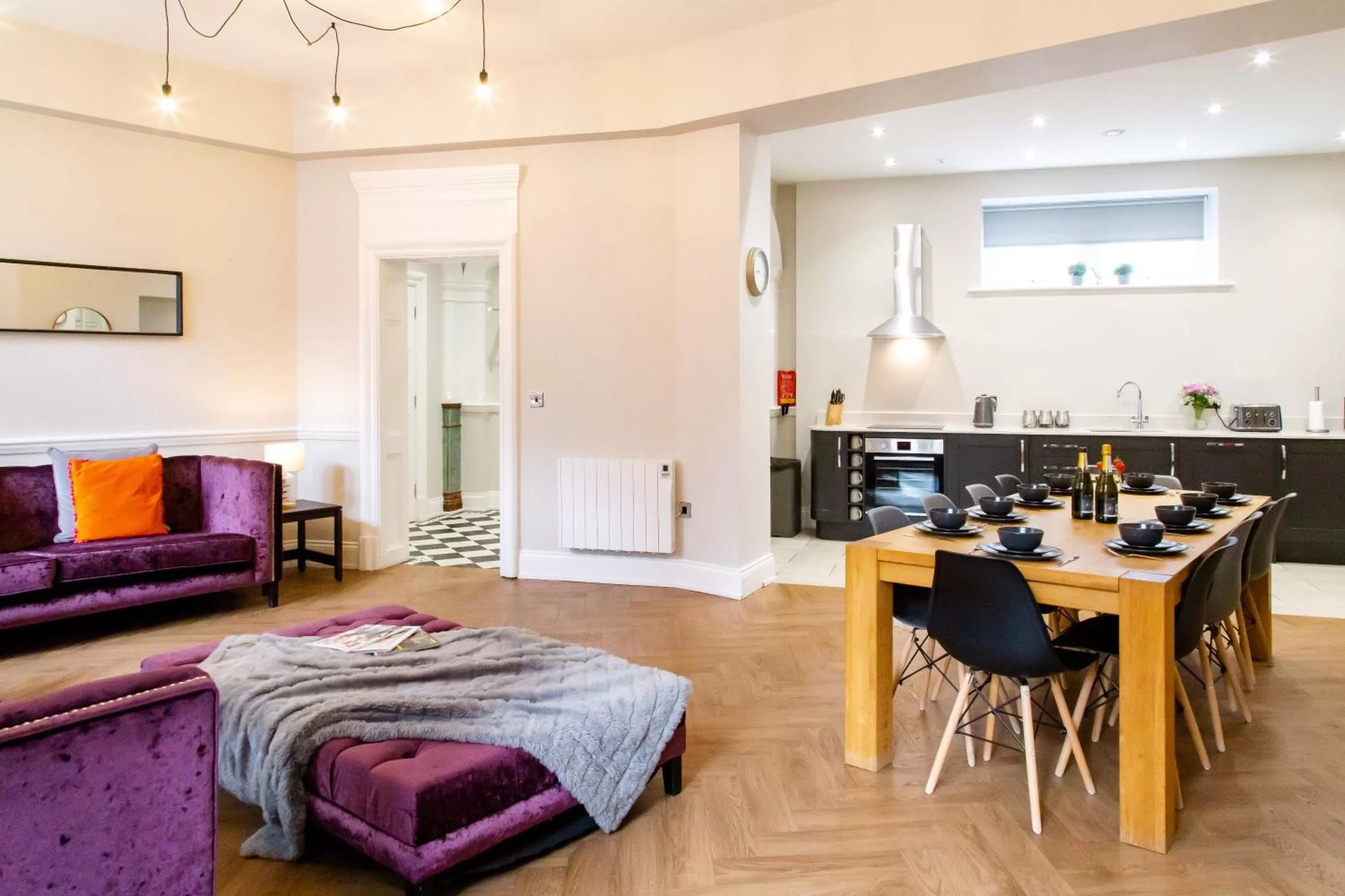 Kitchen or kitchenette in Goodramgate Apartments