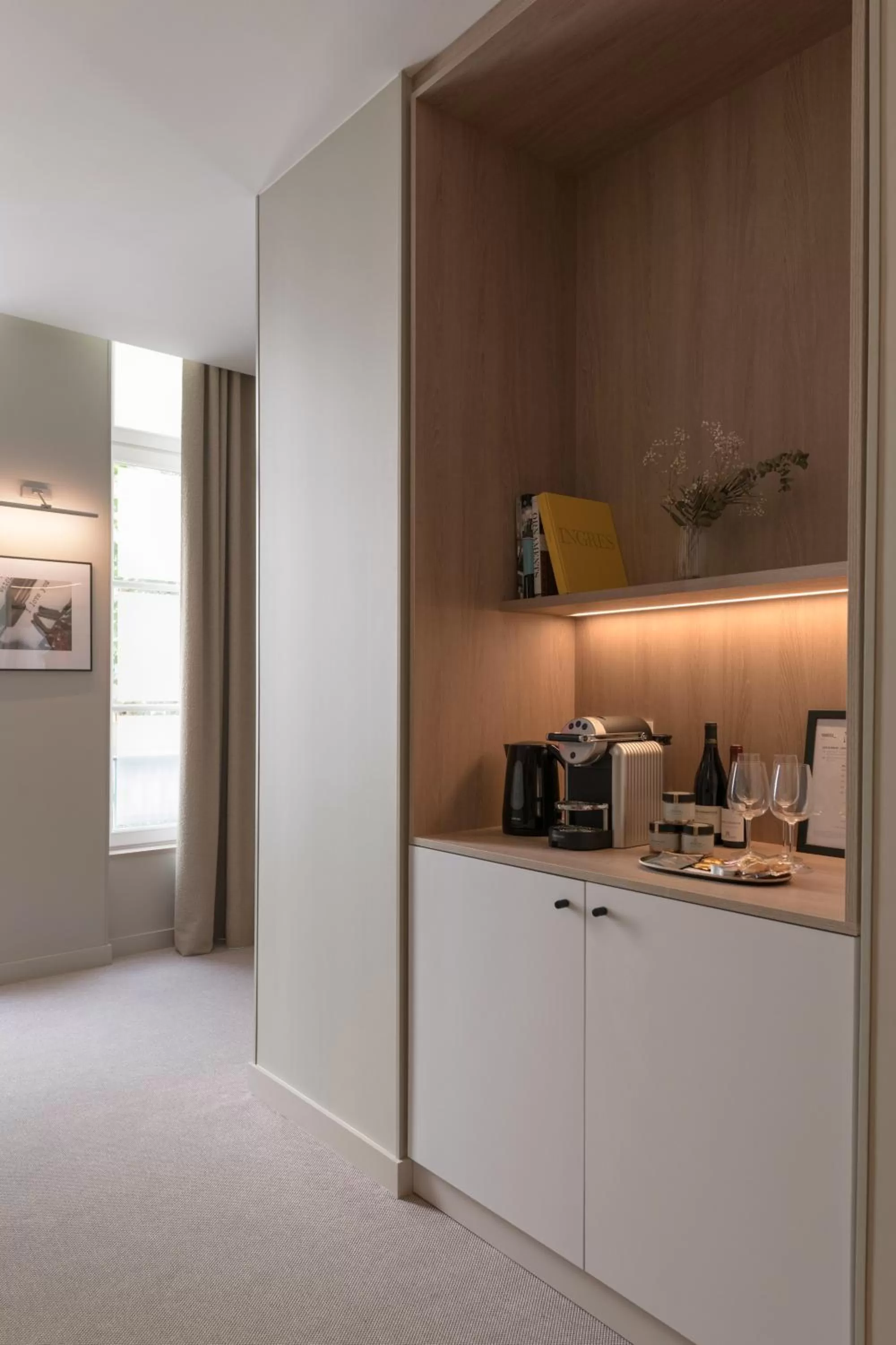 Coffee/tea facilities, Kitchen/Kitchenette in MiHotel Sala