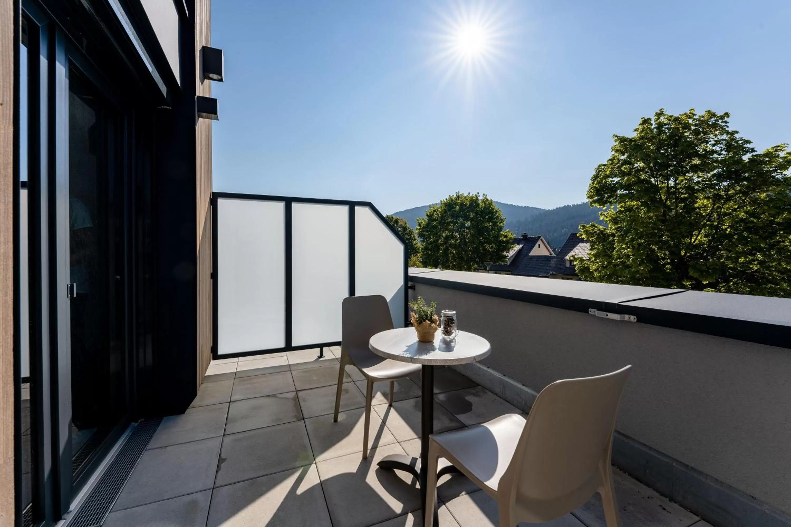 Balcony/Terrace in coucou hotel & kuckucks-stube (Titisee)
