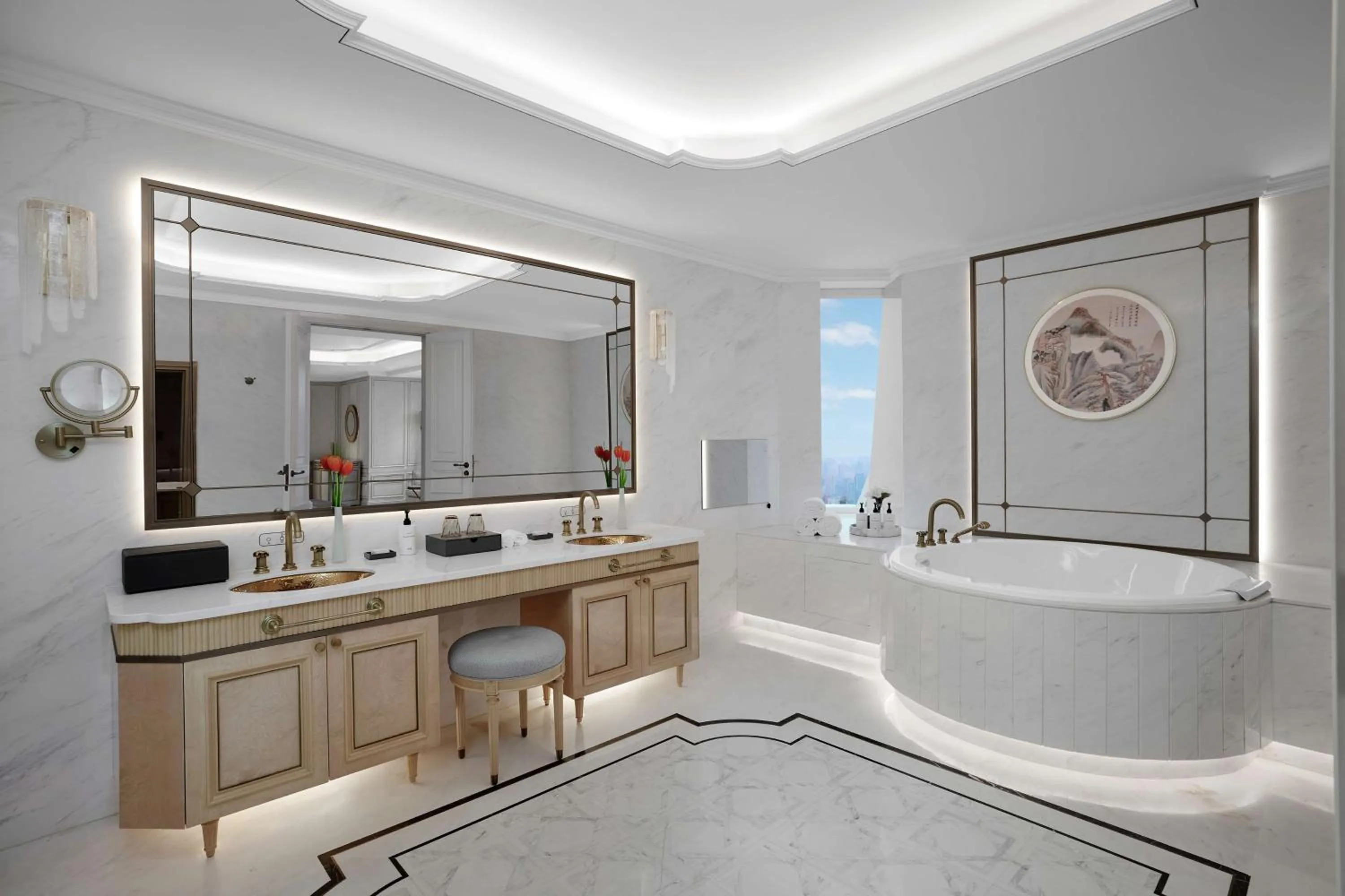 Bathroom in Conrad Shanghai