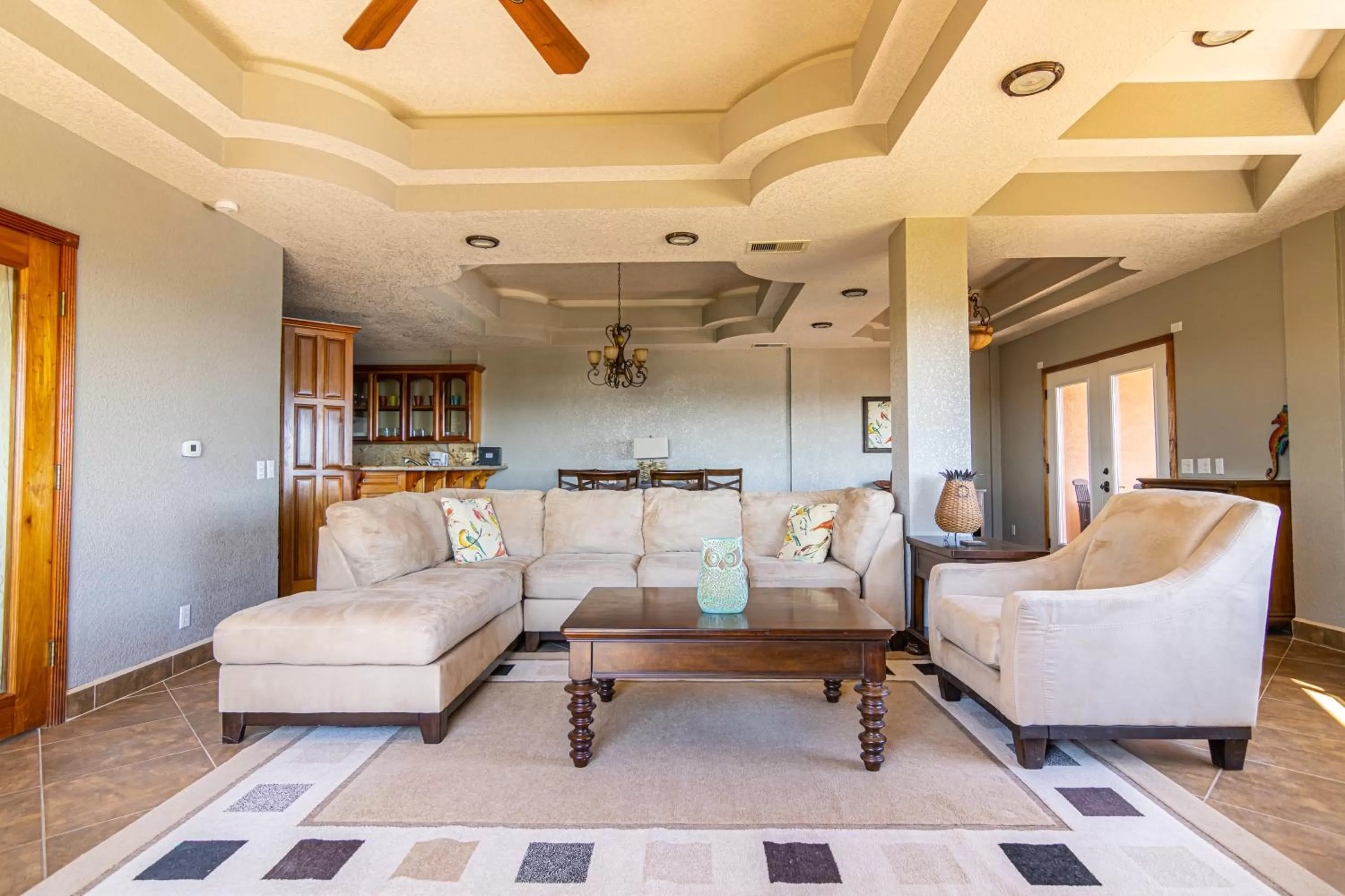 Living room in Lighthouse Beach Villas