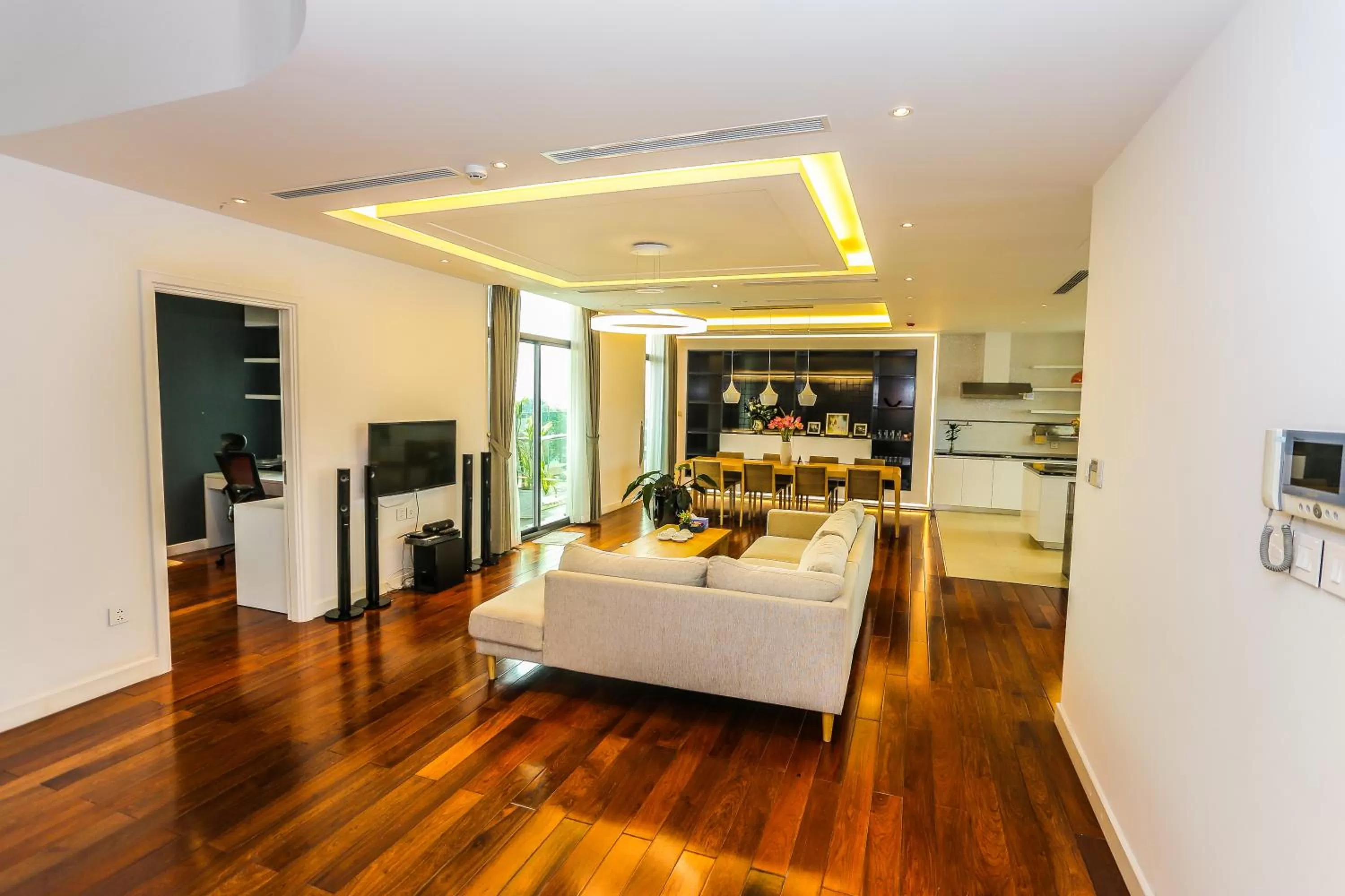 Living room, Bed in HNC Premier Hotel & Residences