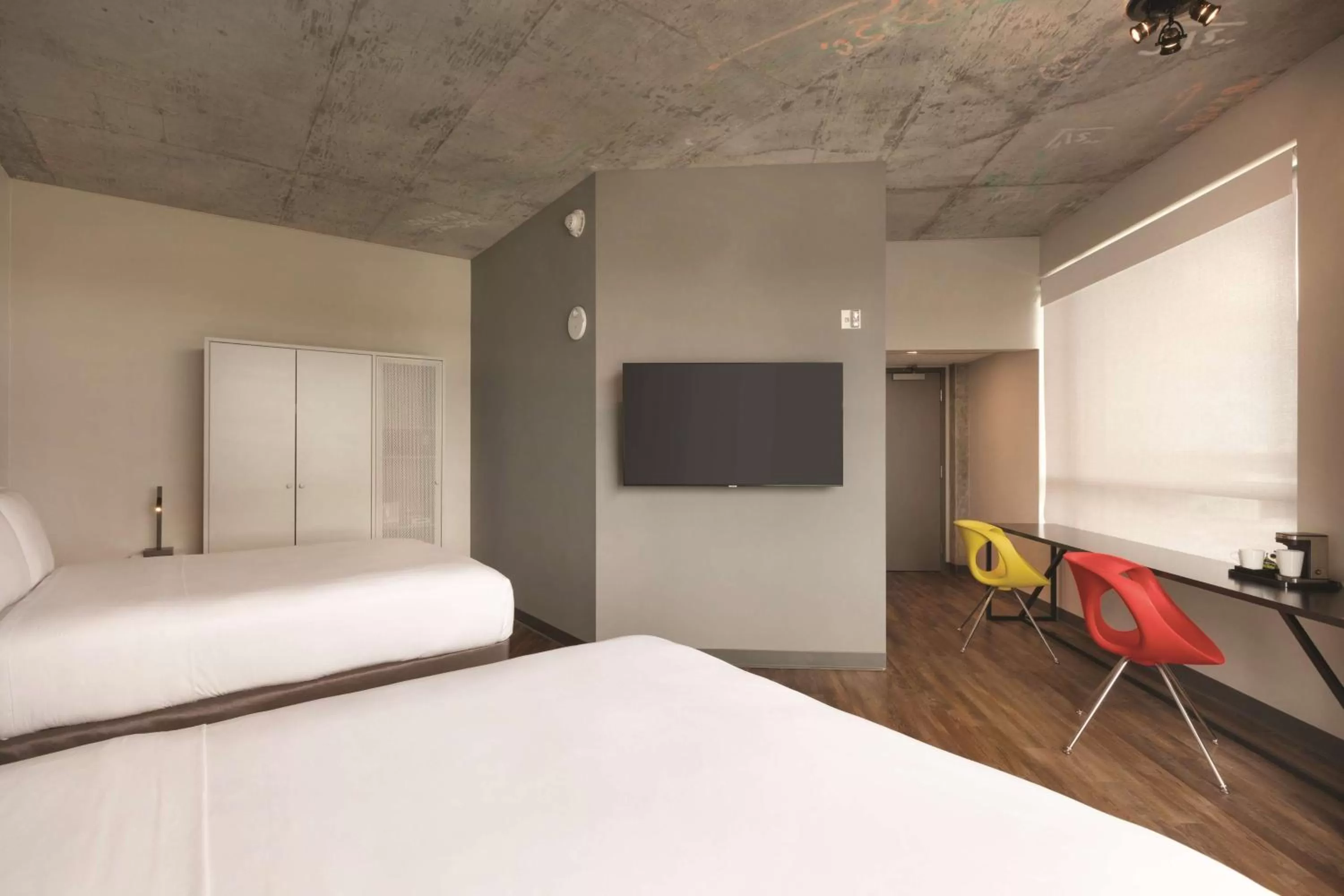 Corner Queen Room with Two Queen Beds - Non-Smoking in Radisson RED Miami Airport