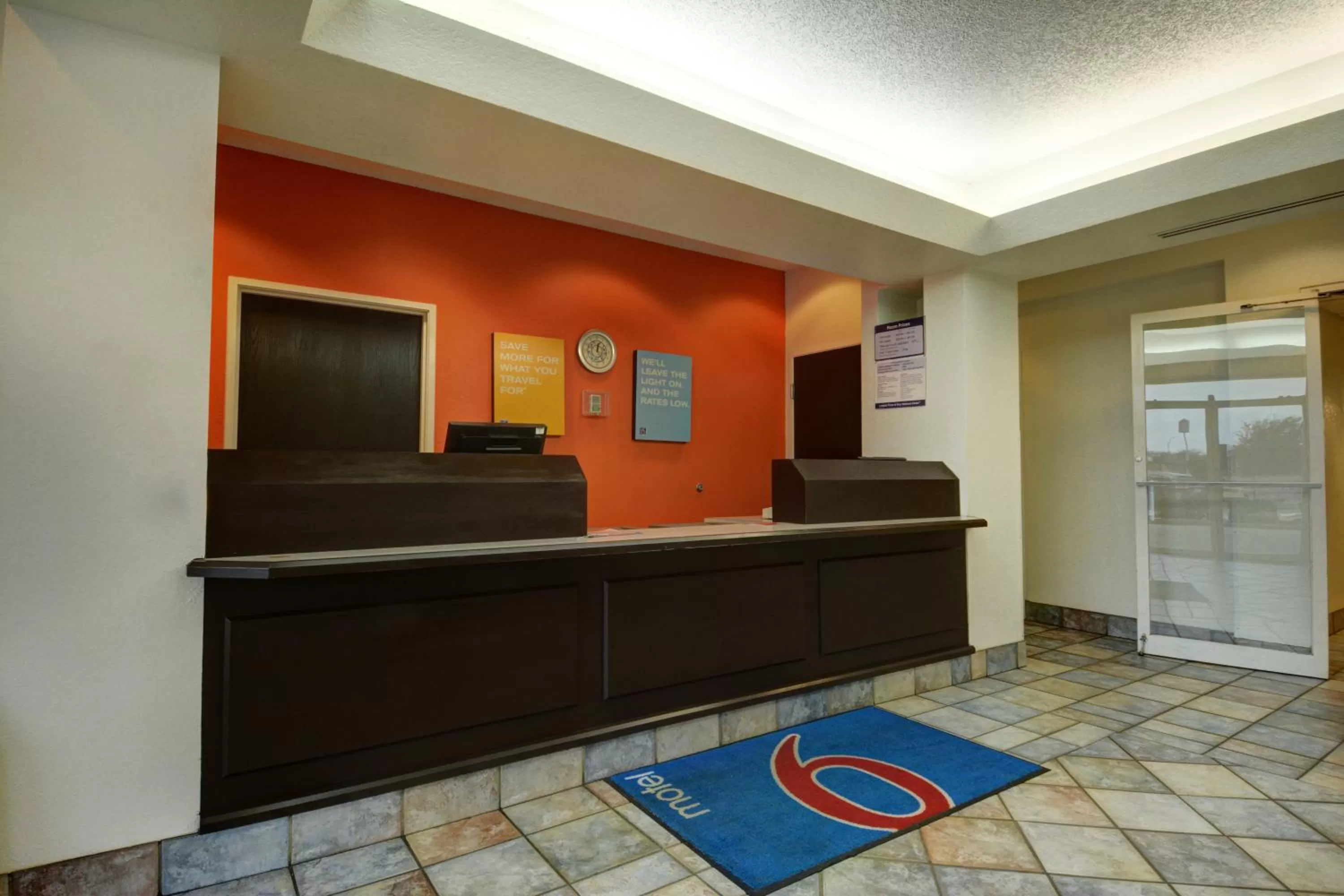 Lobby or reception in Motel 6-Denison, TX