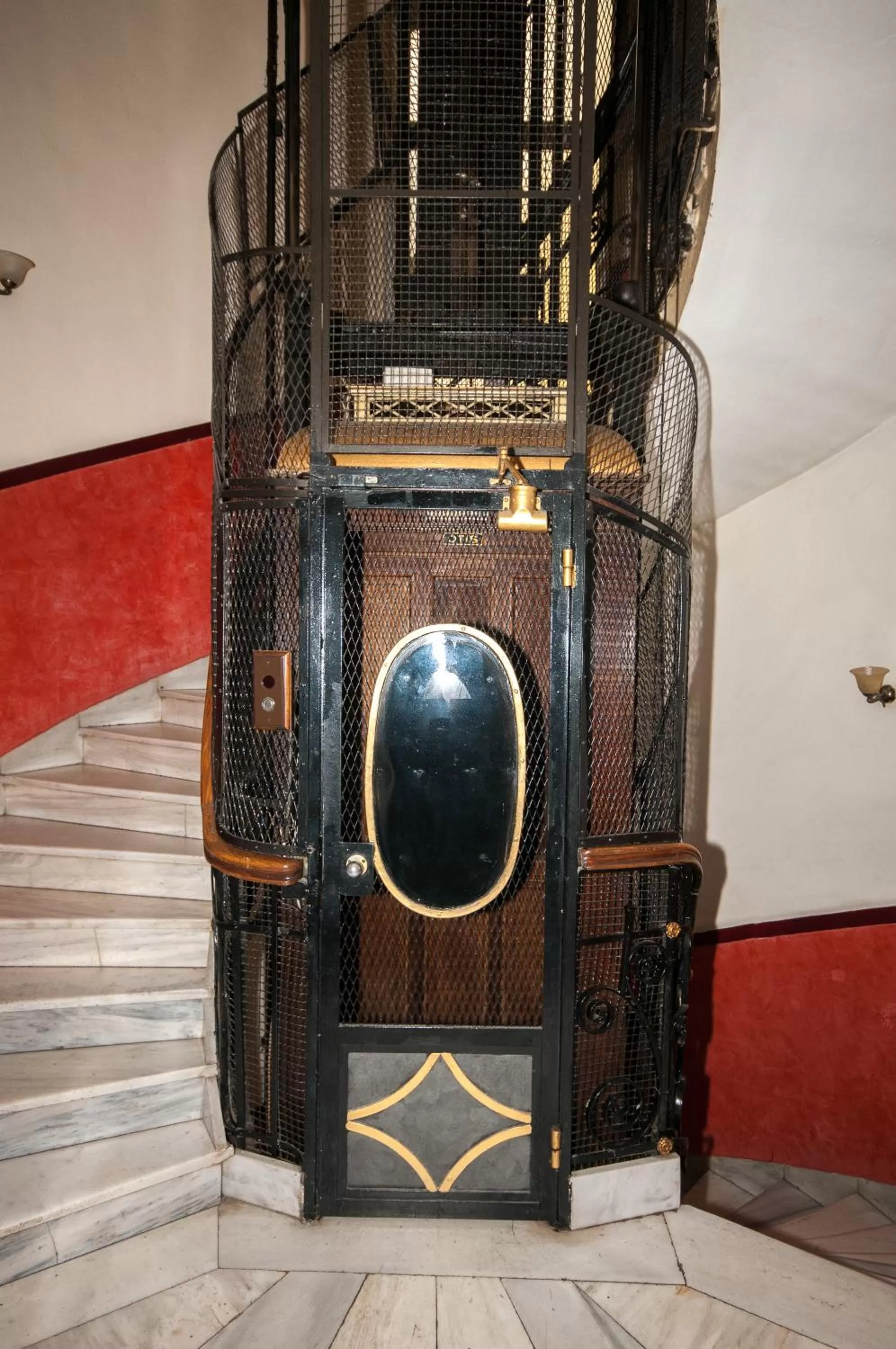 Decorative detail in Cecil Hotel