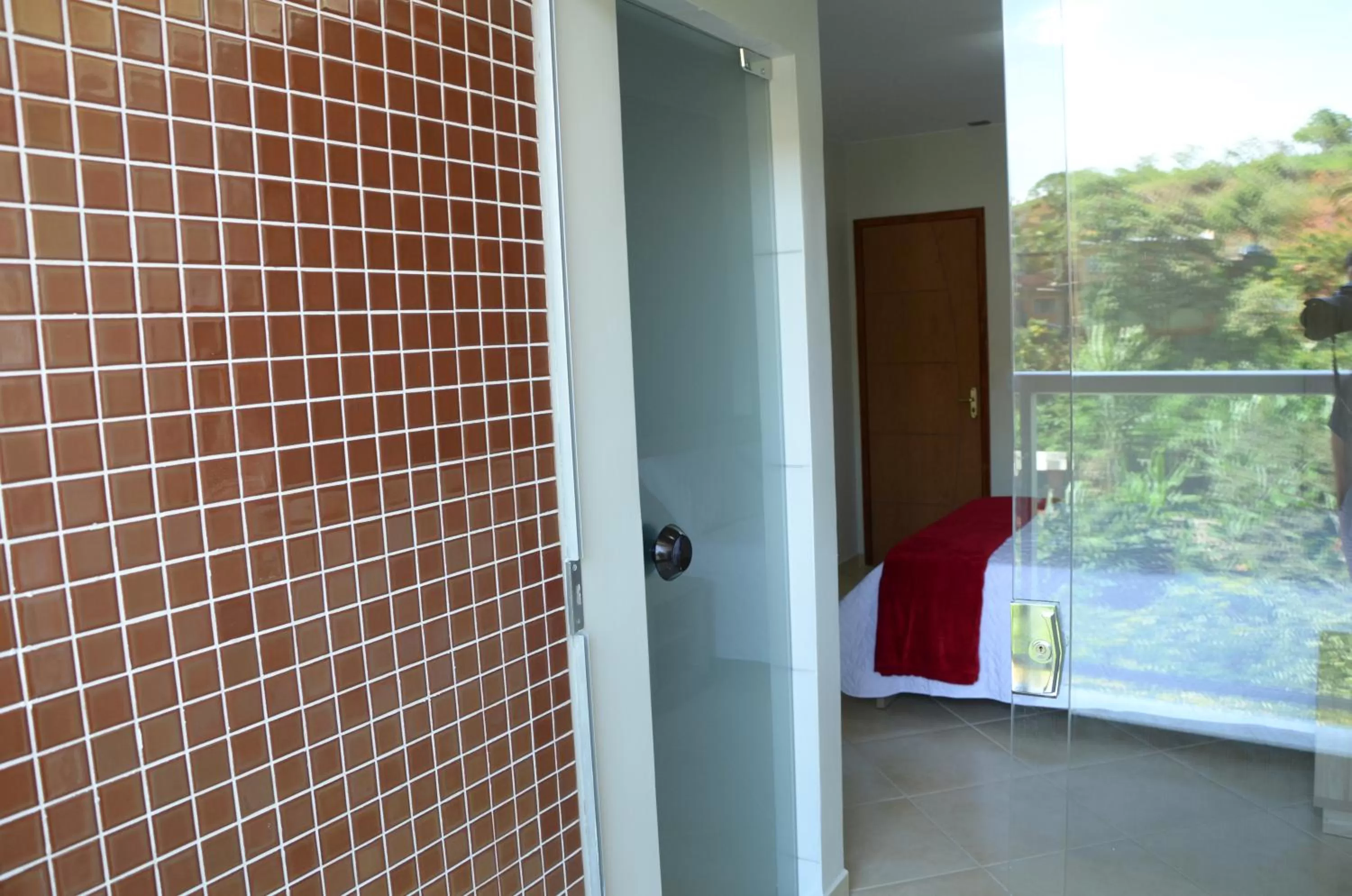 Balcony/Terrace, Bed in Hotel Golden JK